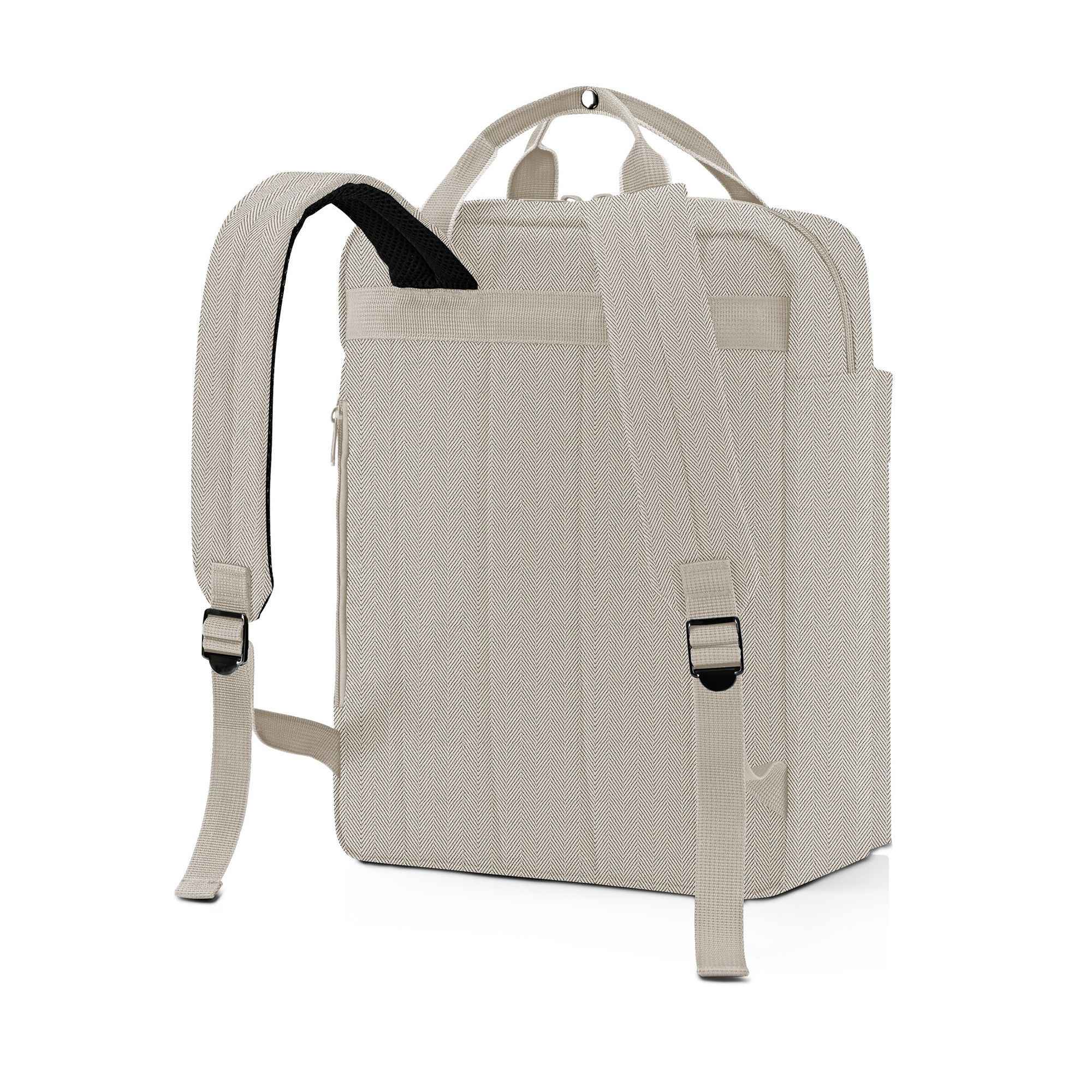 reisenthel - allday backpack m - herringbone sand
