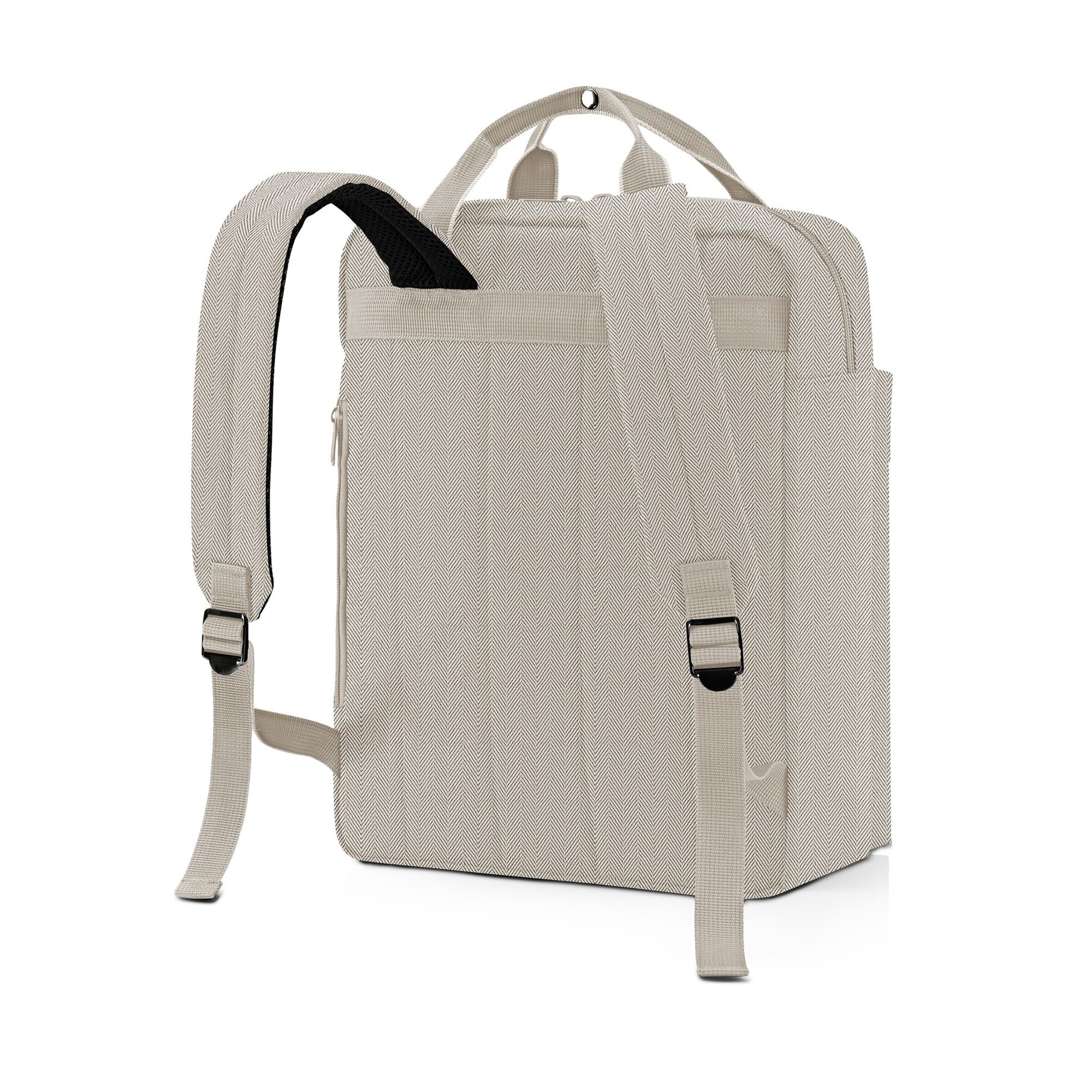 reisenthel - allday backpack m - herringbone sand