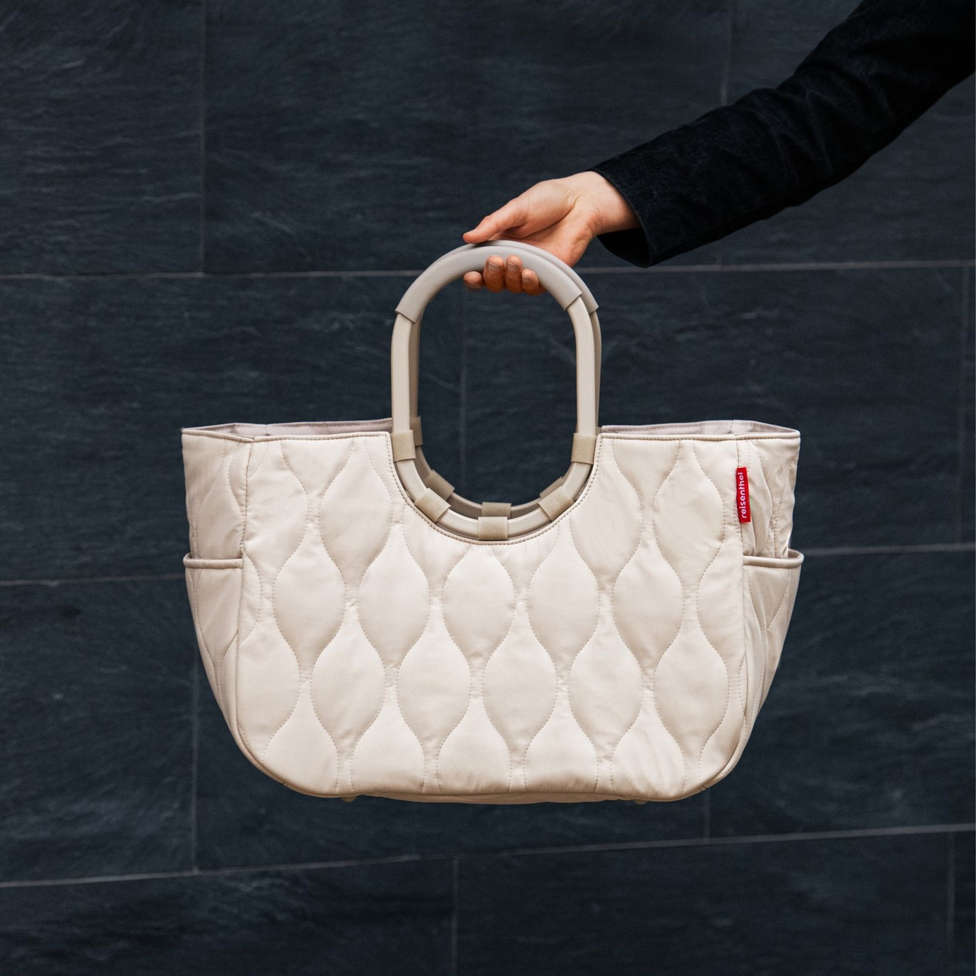 reisenthel - loopshopper L - puffer stone