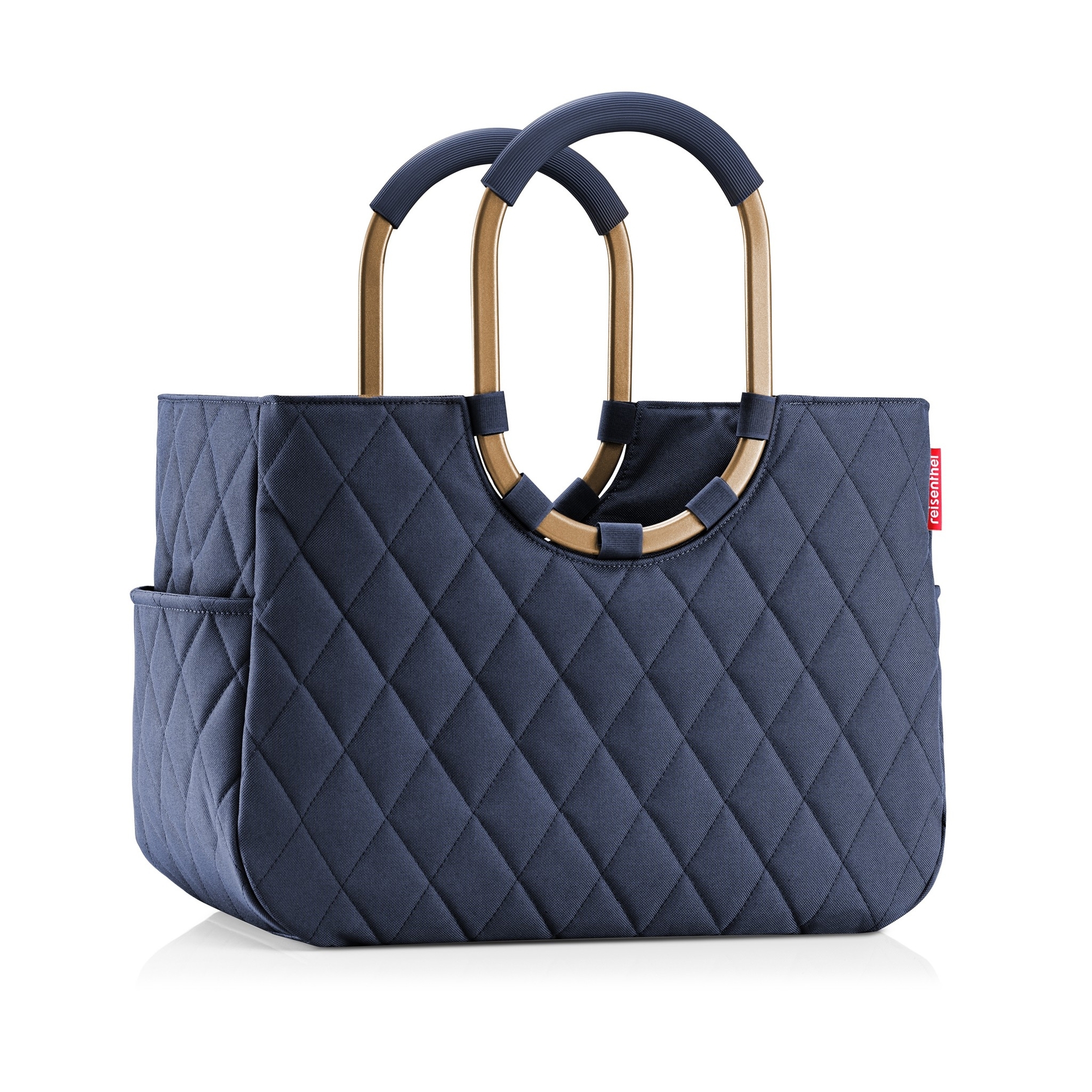 reisenthel - loopshopper L - frame rhombus midnight gold