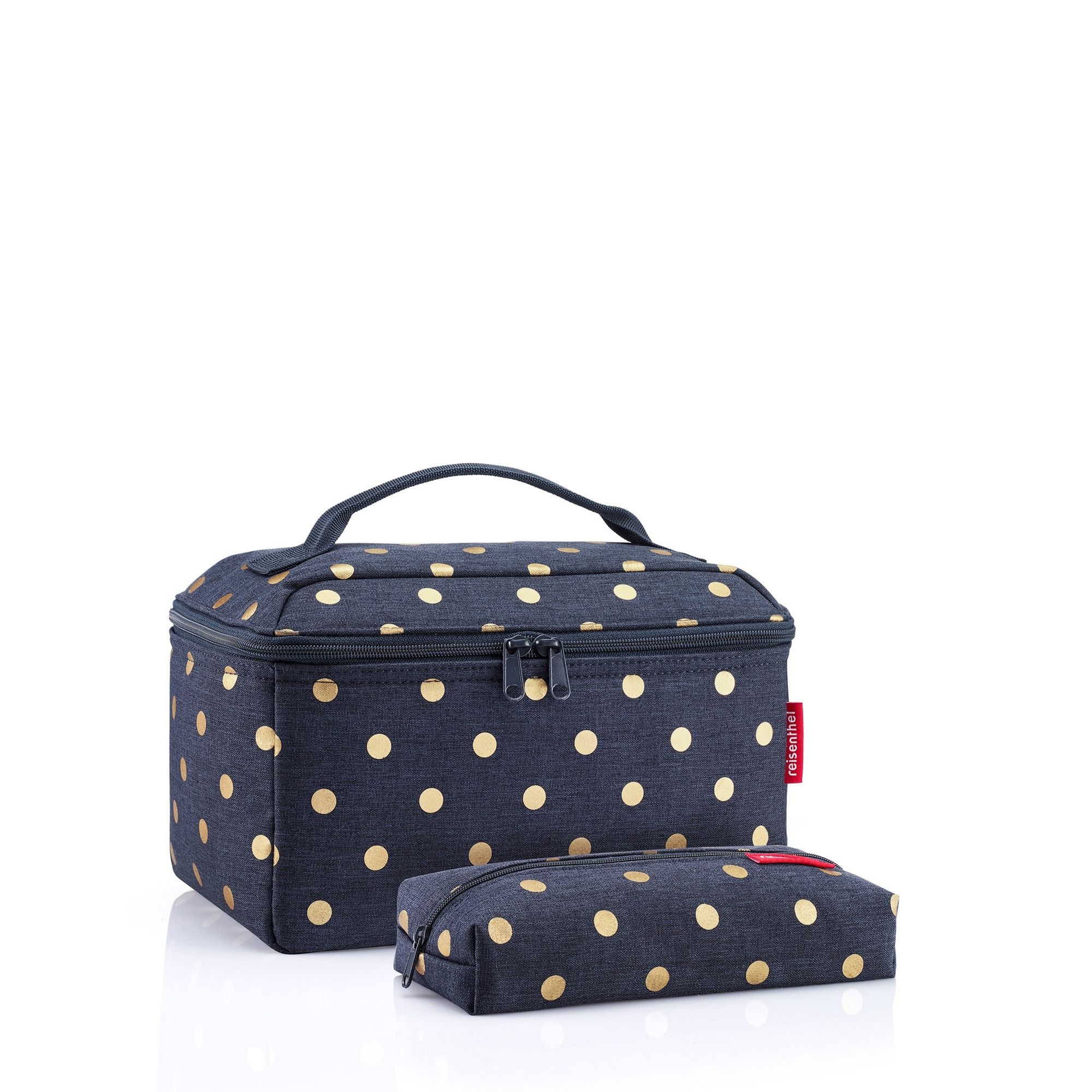 reisenthel - beautycase set # 1 - metallic dots blue