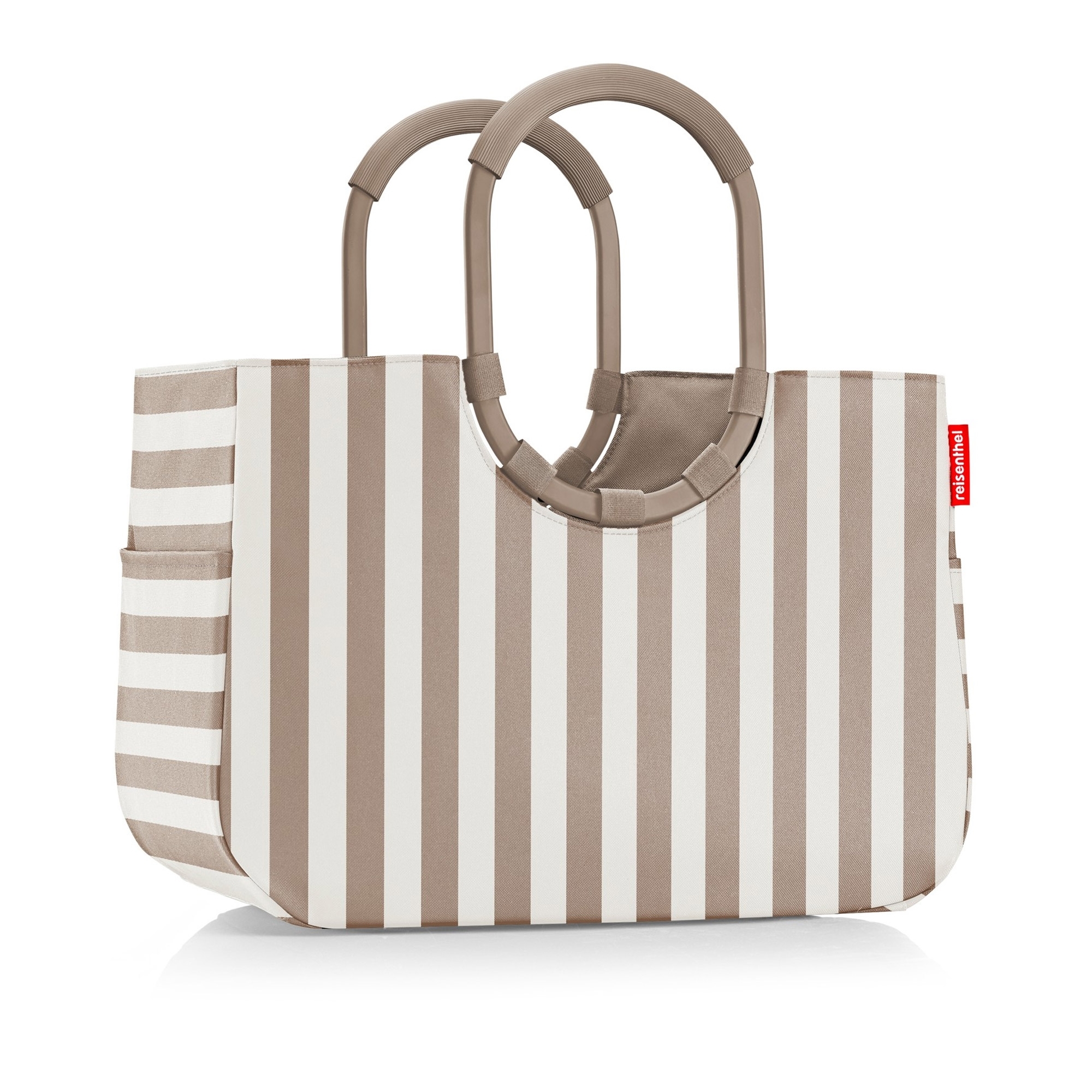 reisenthel - loopshopper L - summerstripes coffee