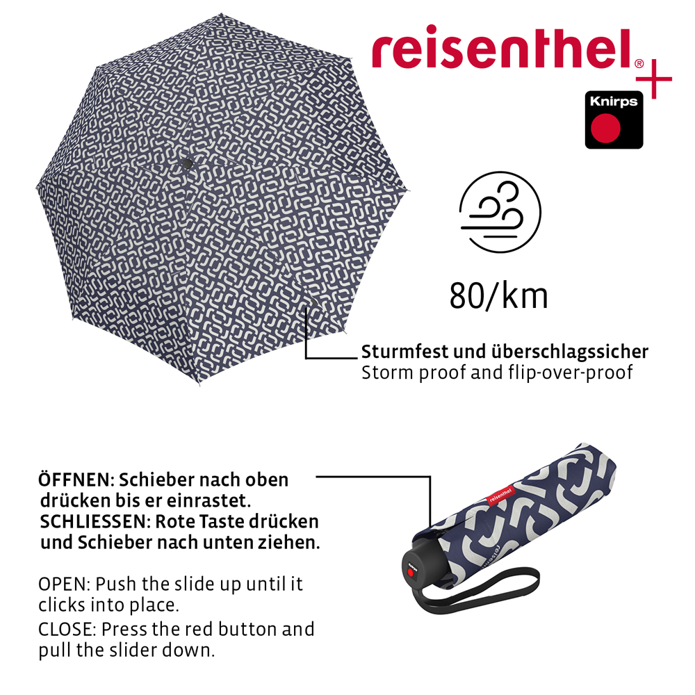 reisenthel - umbrella pocket classic - signature navy