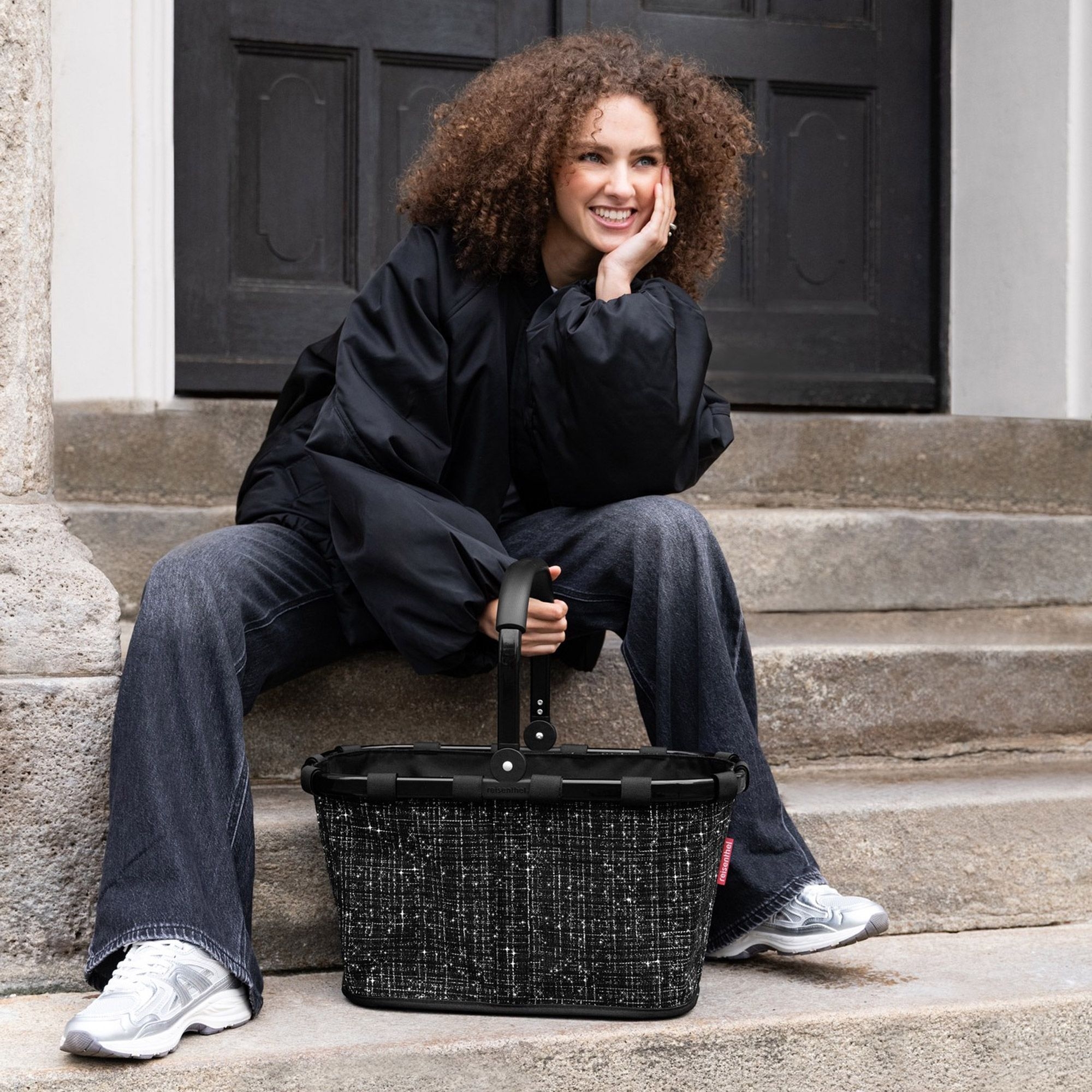 reisenthel - carrybag - bouclé black