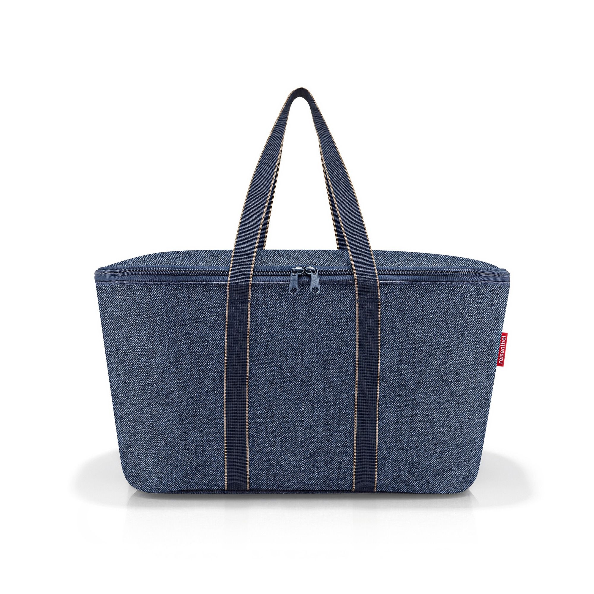 reisenthel - coolerbag - herringbone dark blue