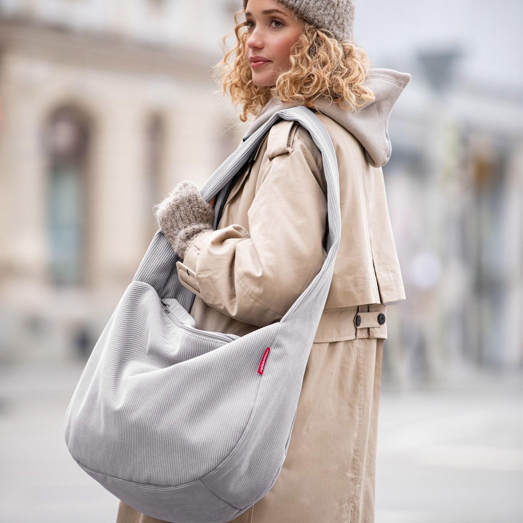 reisenthel - moonbag - cord grey