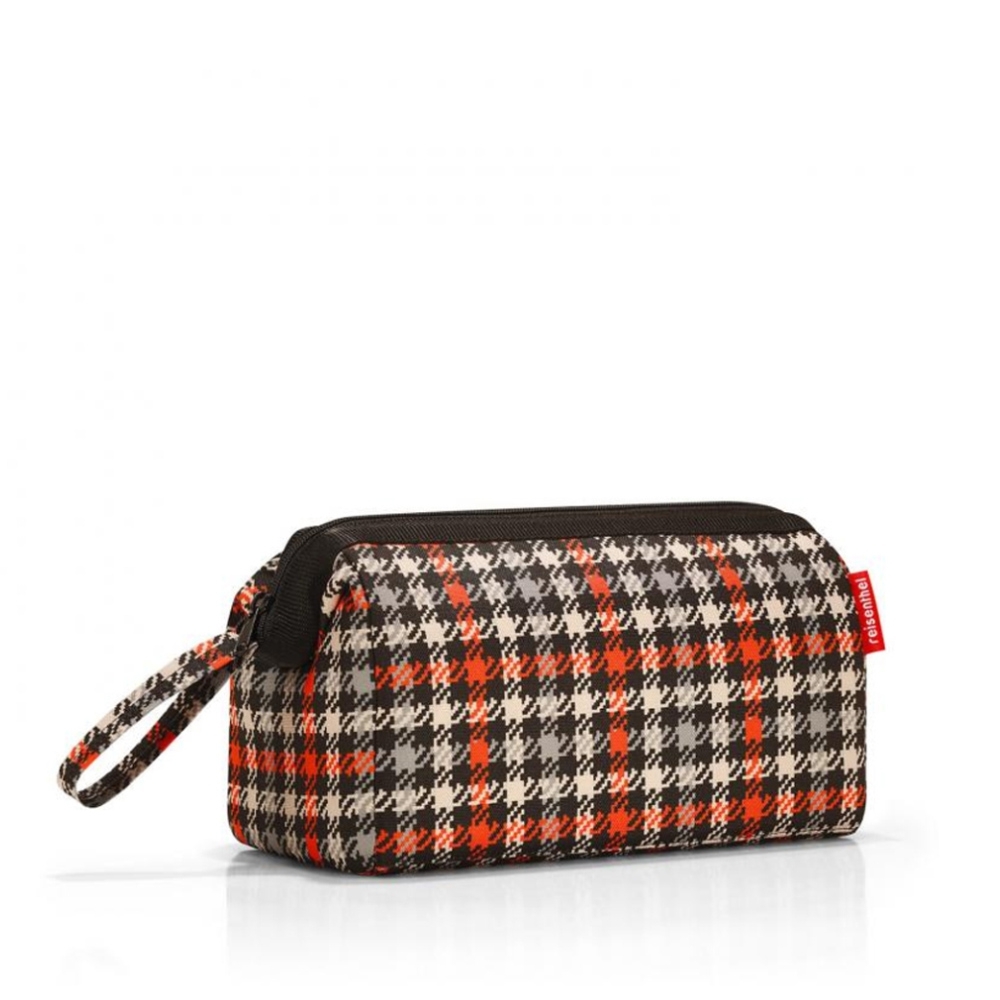 reisenthel - travelcosmetic - glencheck red