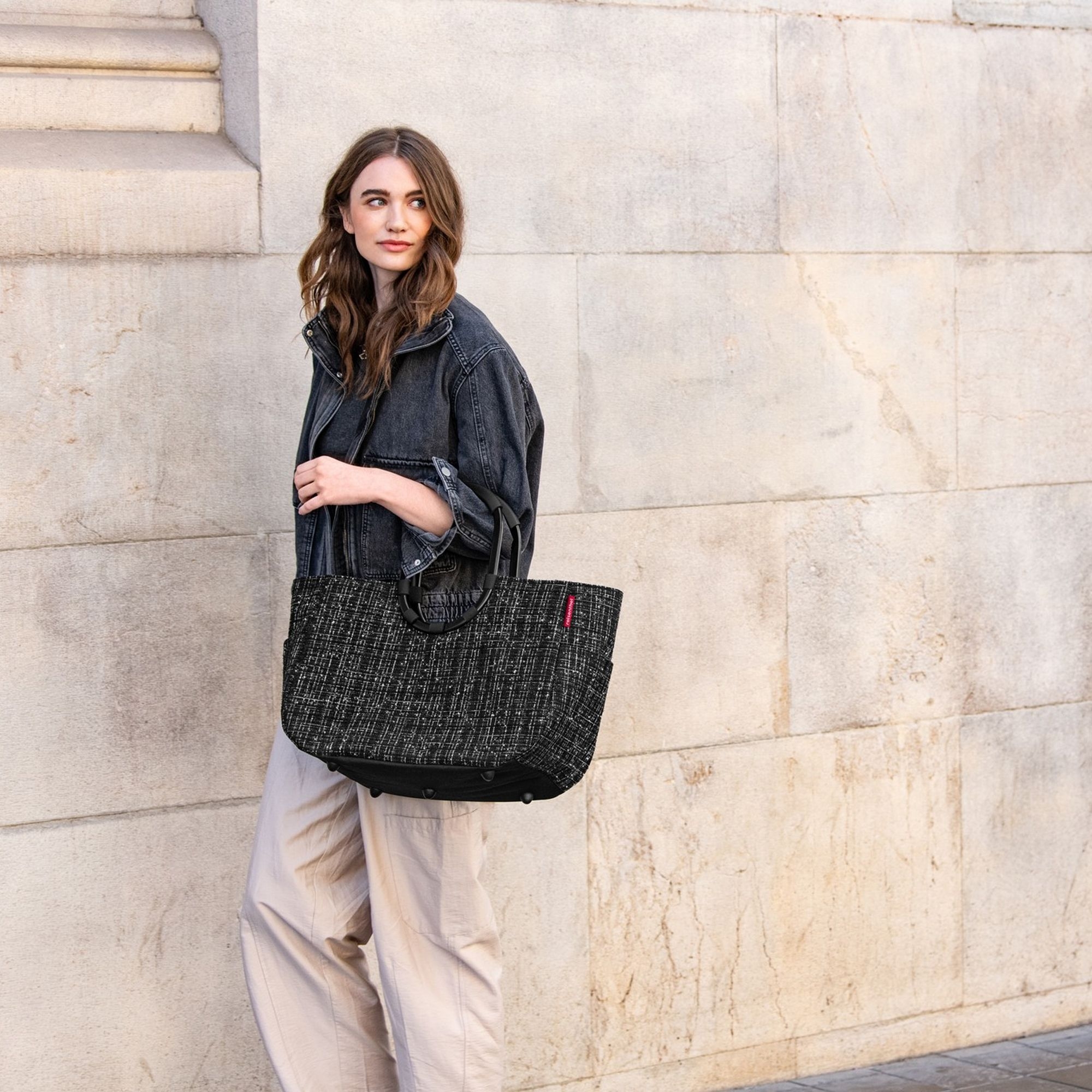reisenthel - loopshopper L - bouclé black