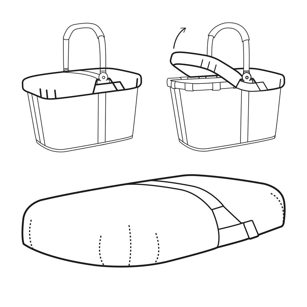 reisenthel - carrybag cover - mixed dots chilli red reisenthel - carrybag cover - mixed dots chilli red