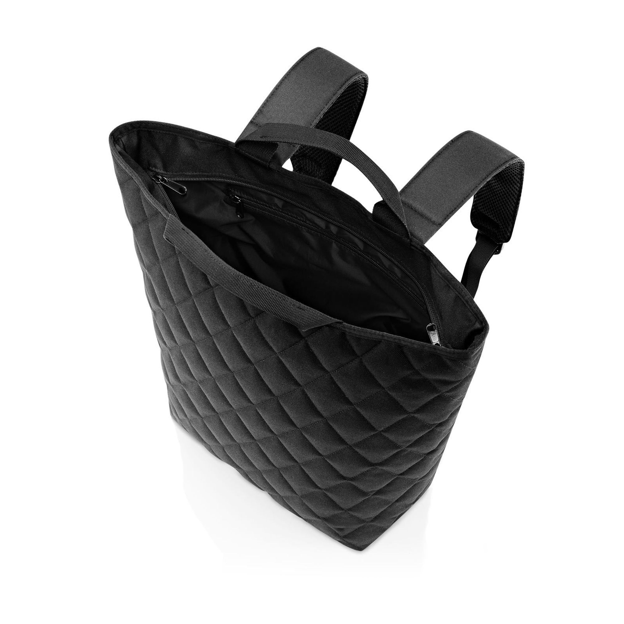 reisenthel - shopper backpack -  rhombus black