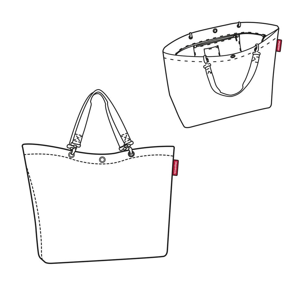 reisenthel - shopper XL - twist sky rose