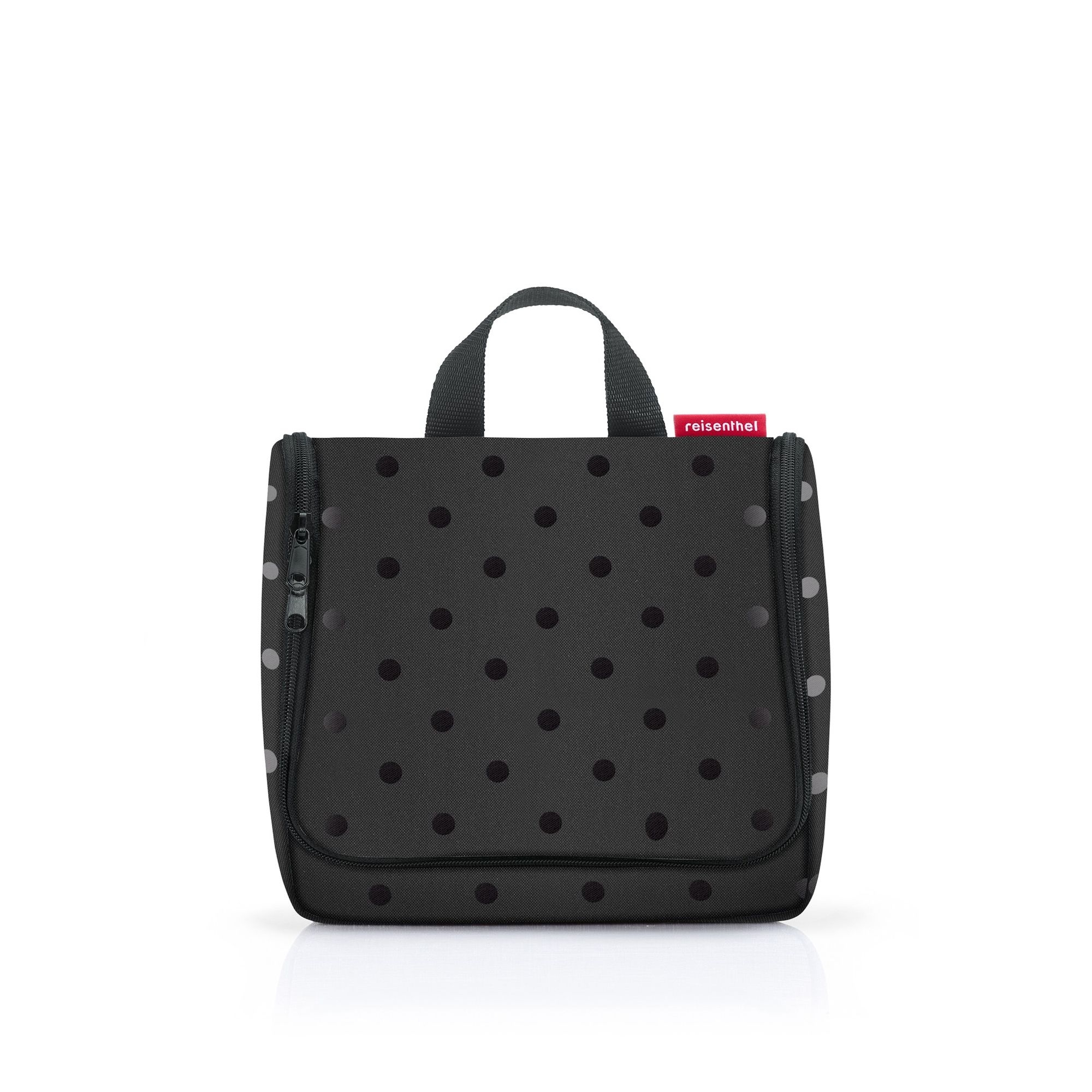 reisenthel - toiletbag - glossy dots black