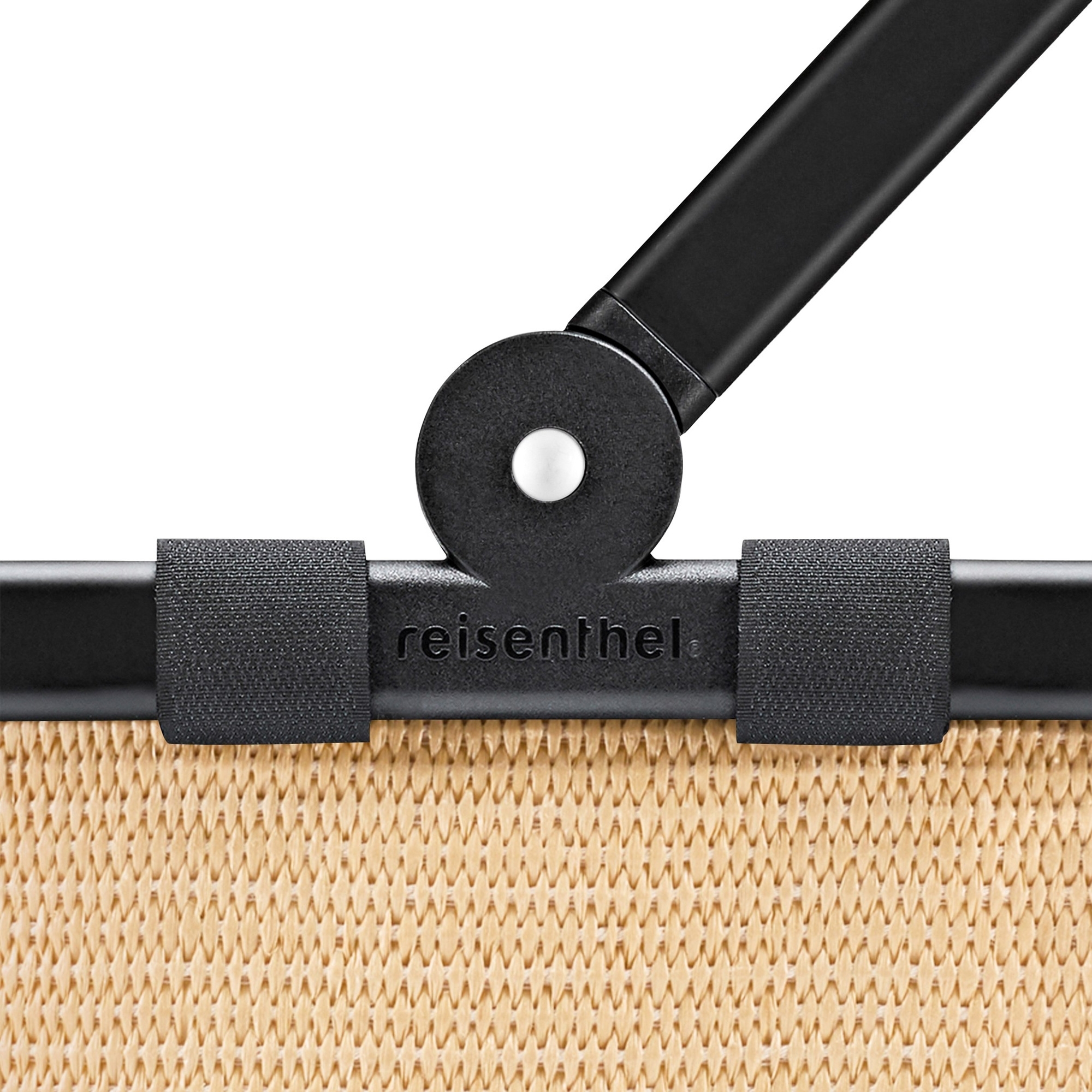 reisenthel - carrybag - frame raffia black