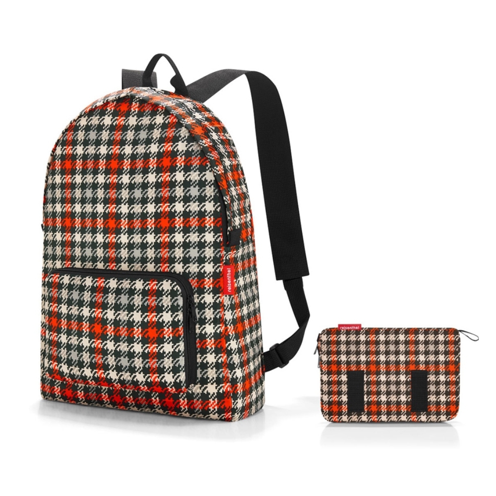 reisenthel - mini maxi rucksack - glencheck red