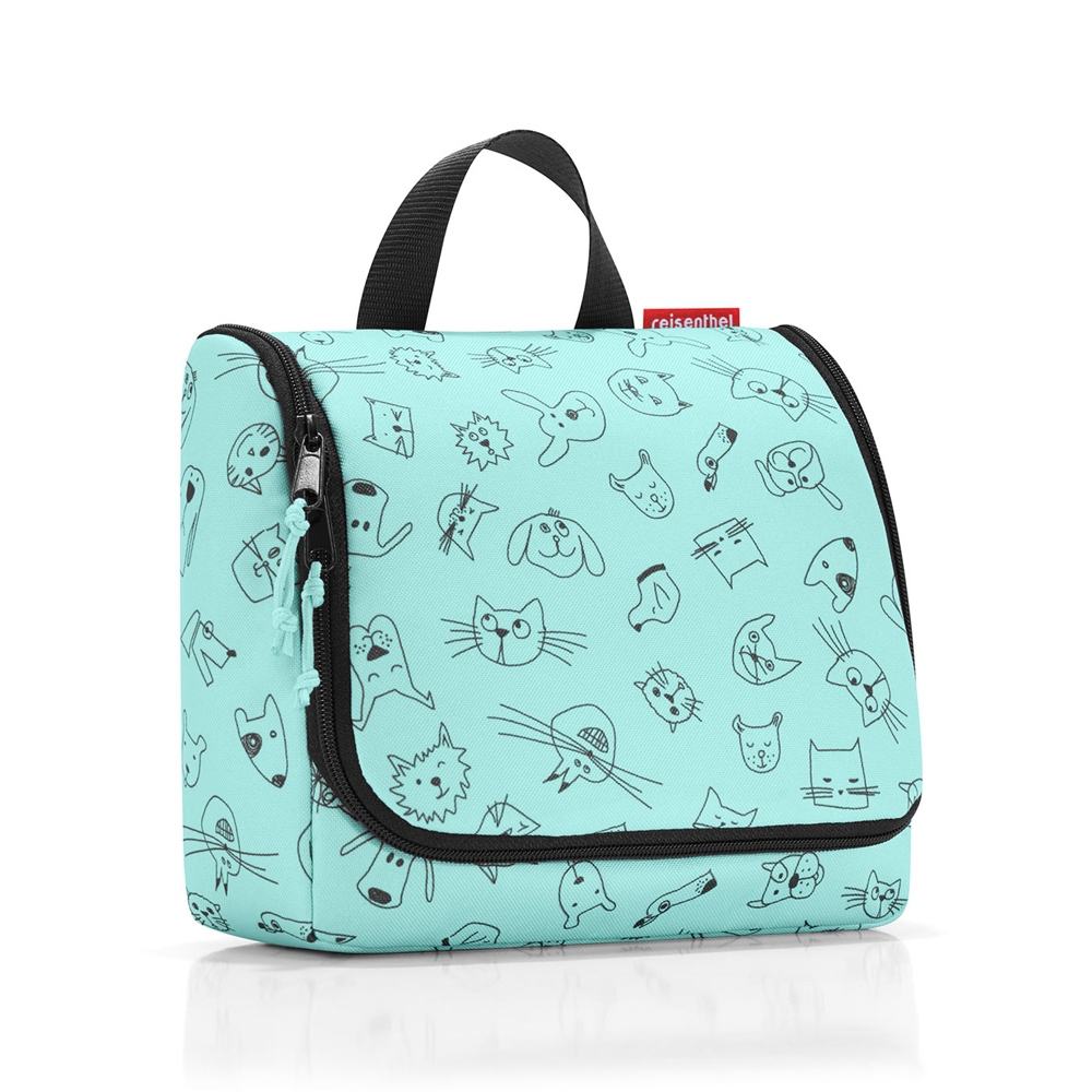 reisenthel - toiletbag - cats and dogs mint