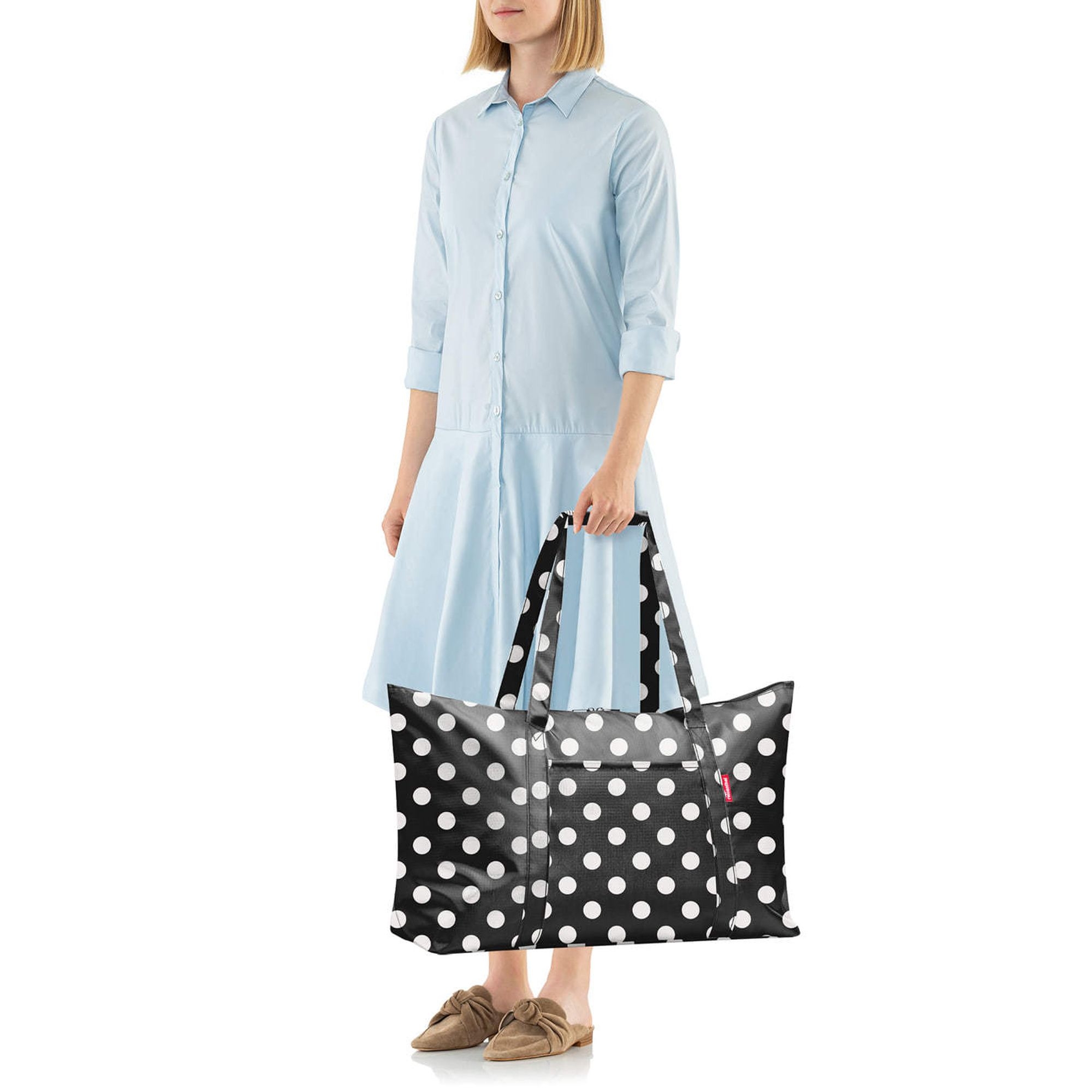 reisenthel - mini maxi travelbag - dots white reisenthel - mini maxi travelbag - dots white