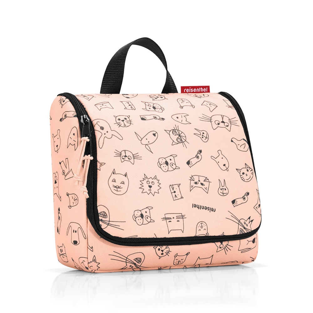 reisenthel - toiletbag - cats and dogs rose