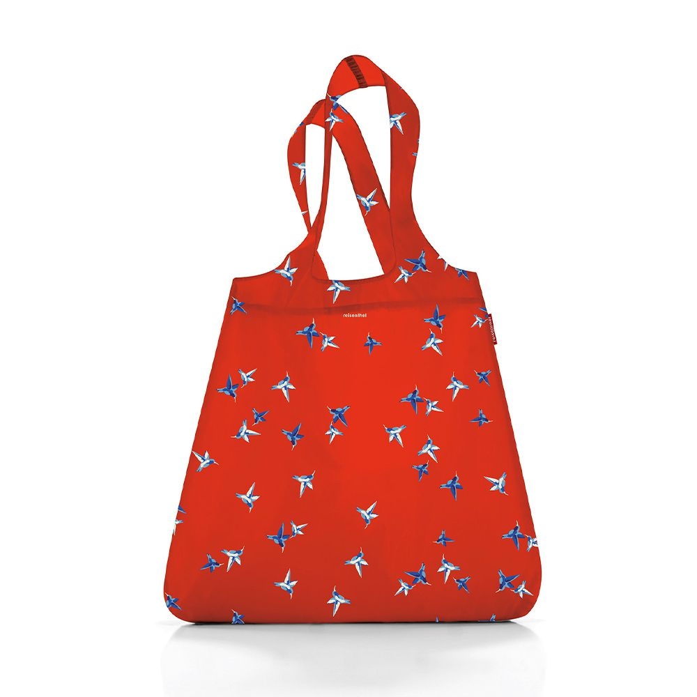 reisenthel - mini maxi shopper - collection #17 spring vogel rot