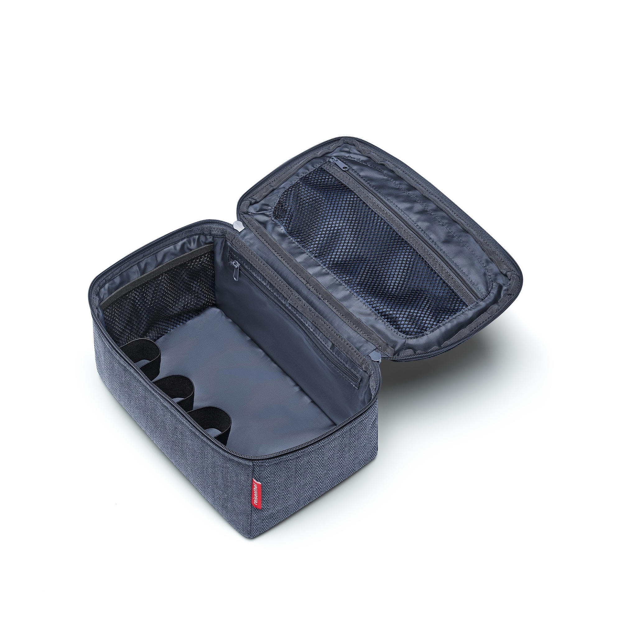 reisenthel - beautycase - herringbone dark blue