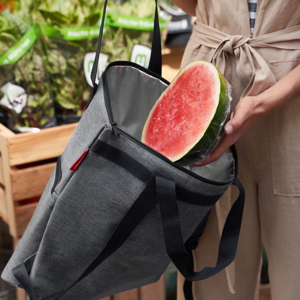 reisenthel - cooler-backpack - twist silver