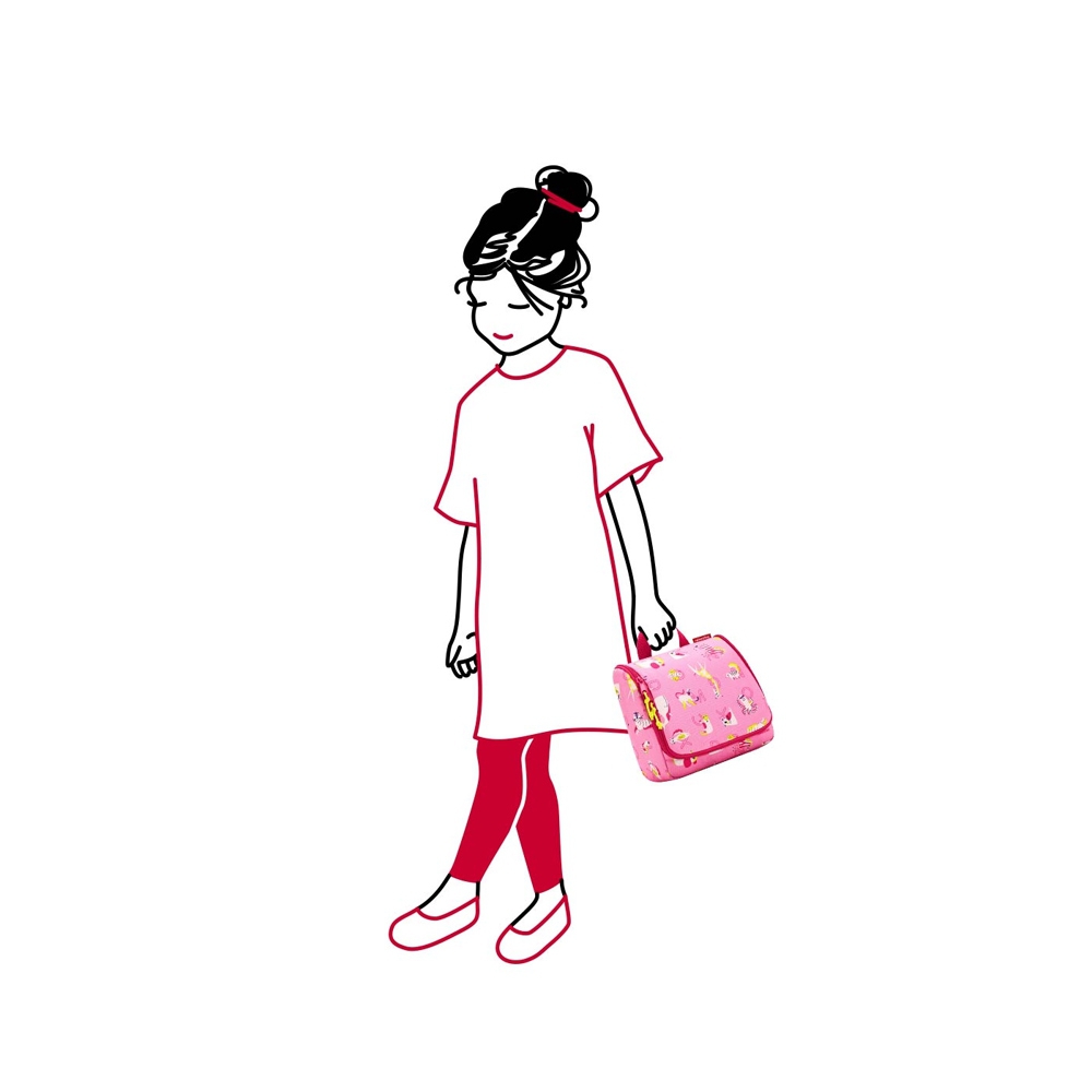 reisenthel - toiletbag - abc friends pink