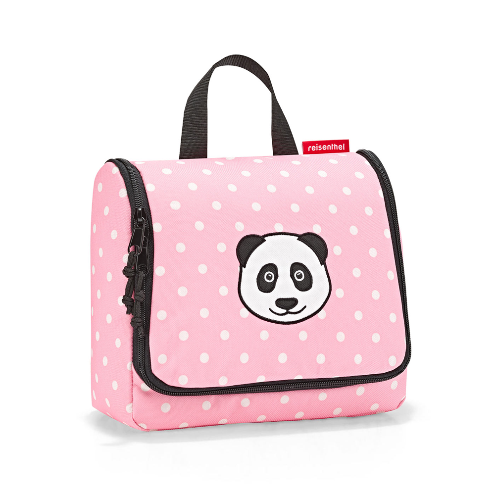 reisenthel - toiletbag - kids - panda dots pink