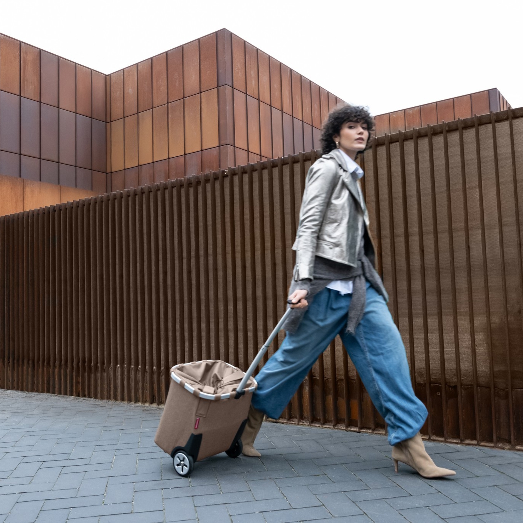 reisenthel - carrycruiser - herringbone mokka