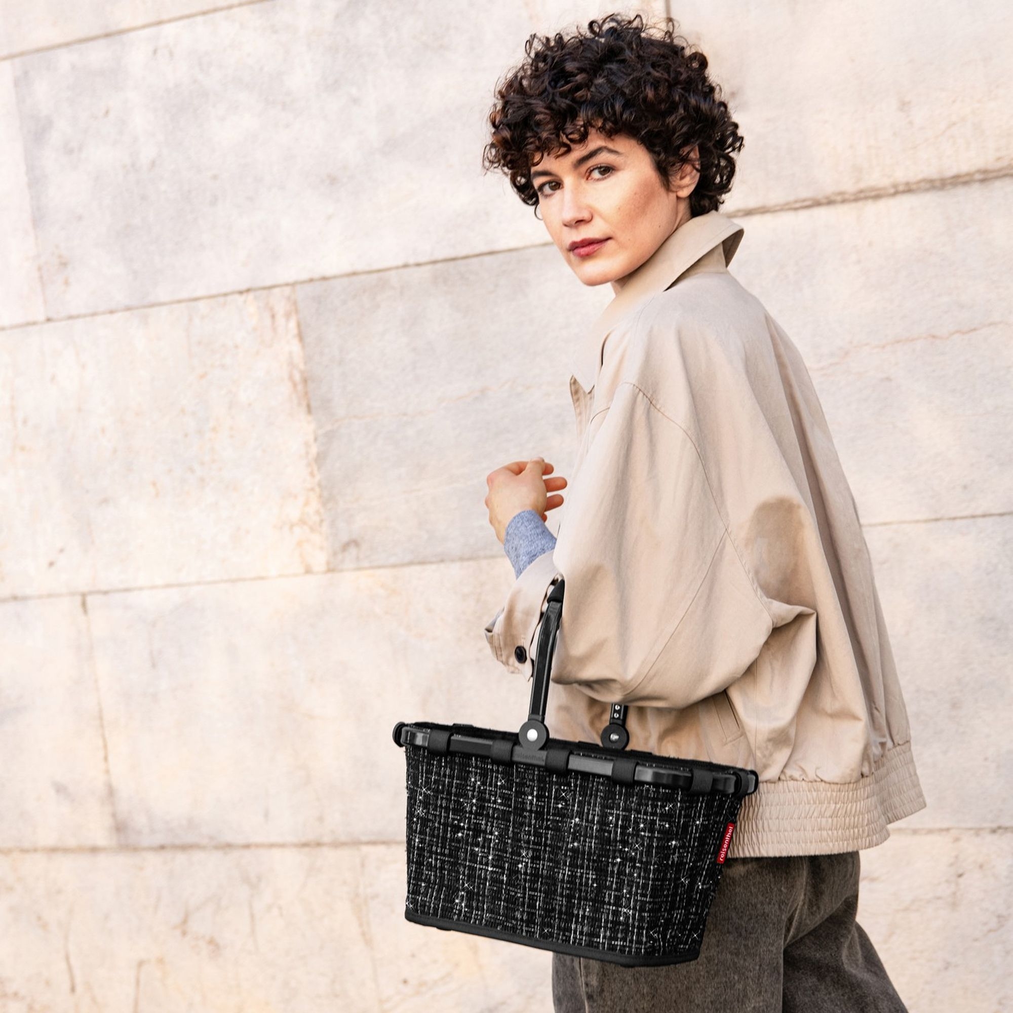 reisenthel - carrybag XS - bouclé black
