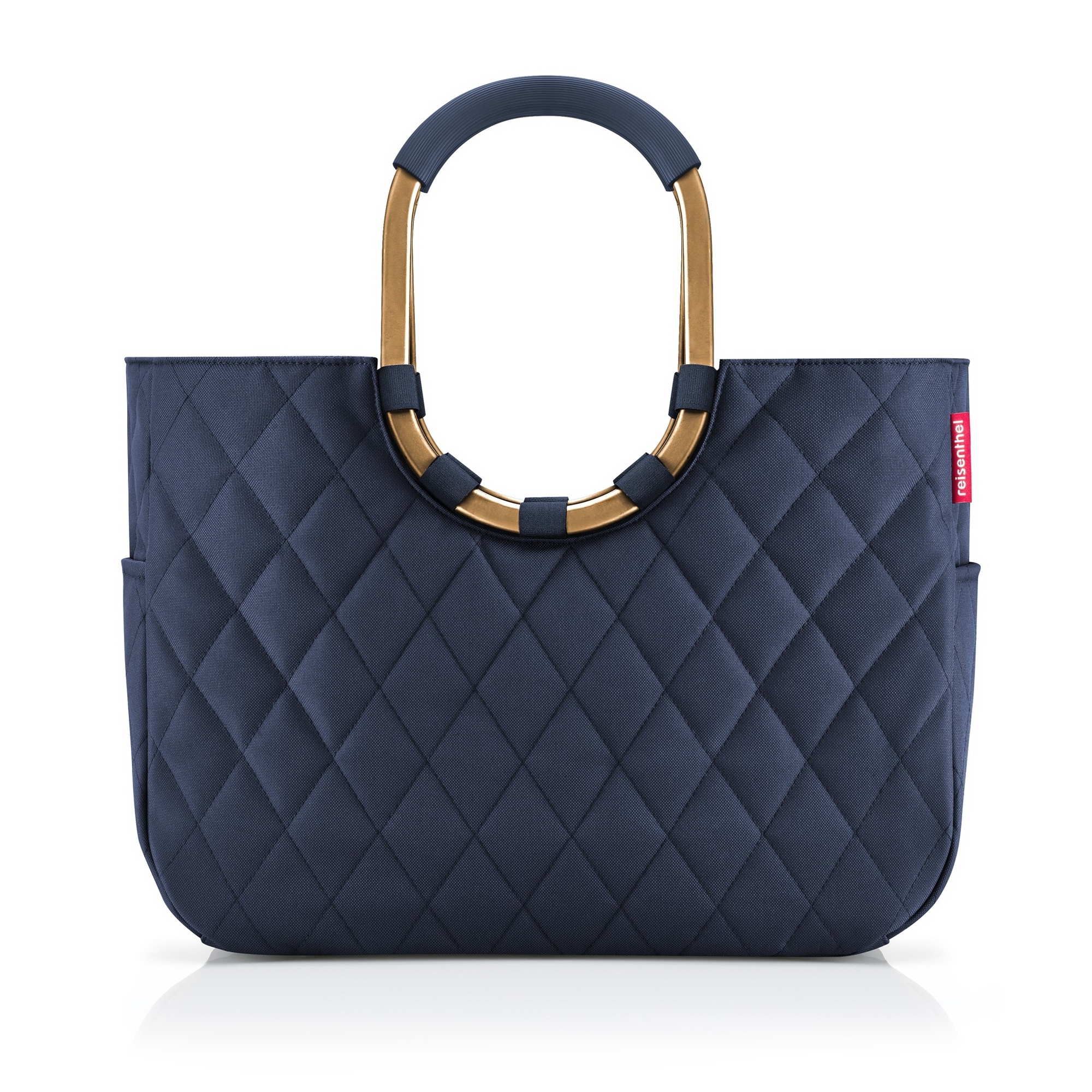 reisenthel - loopshopper L - frame rhombus midnight gold