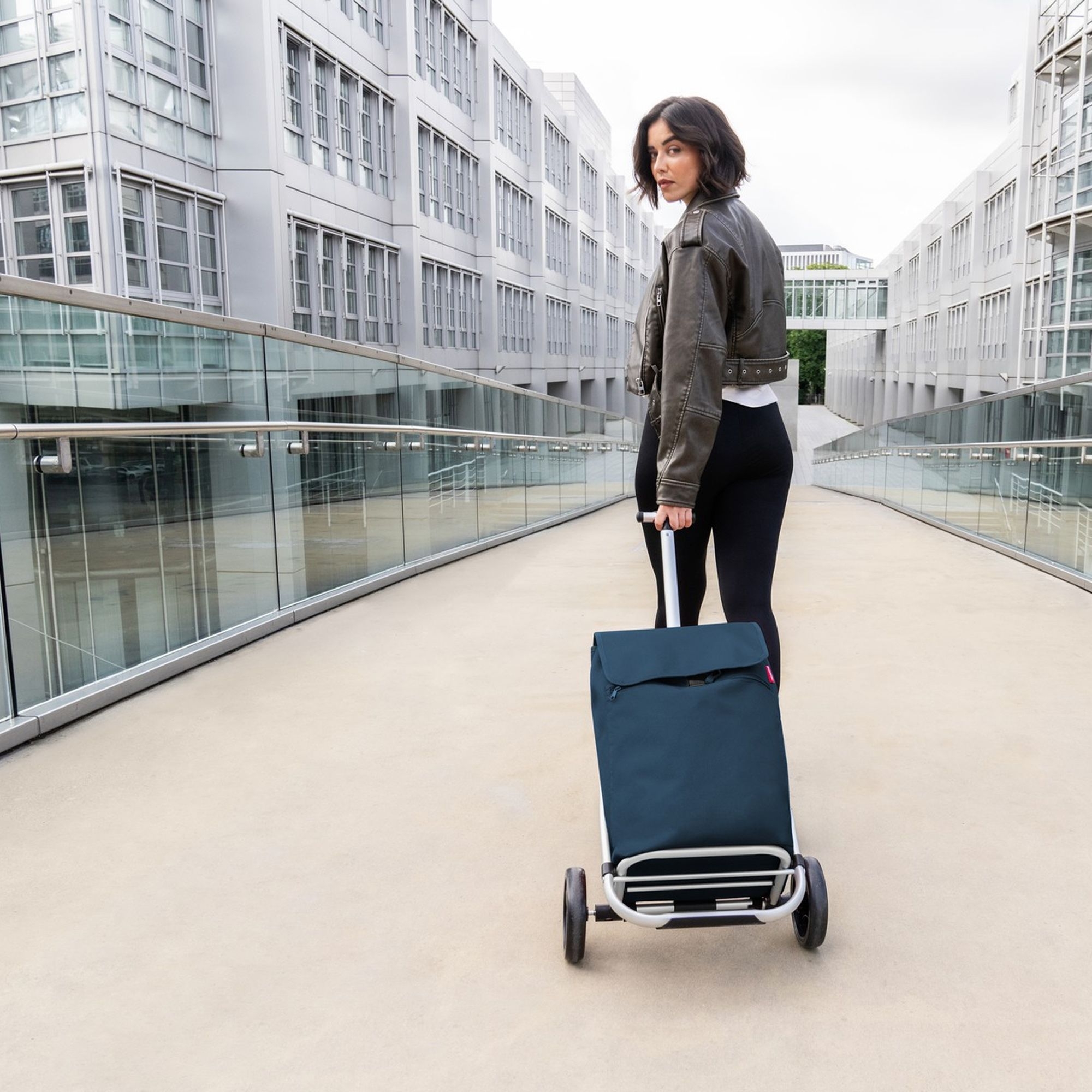 reisenthel shopping trolley dark blue