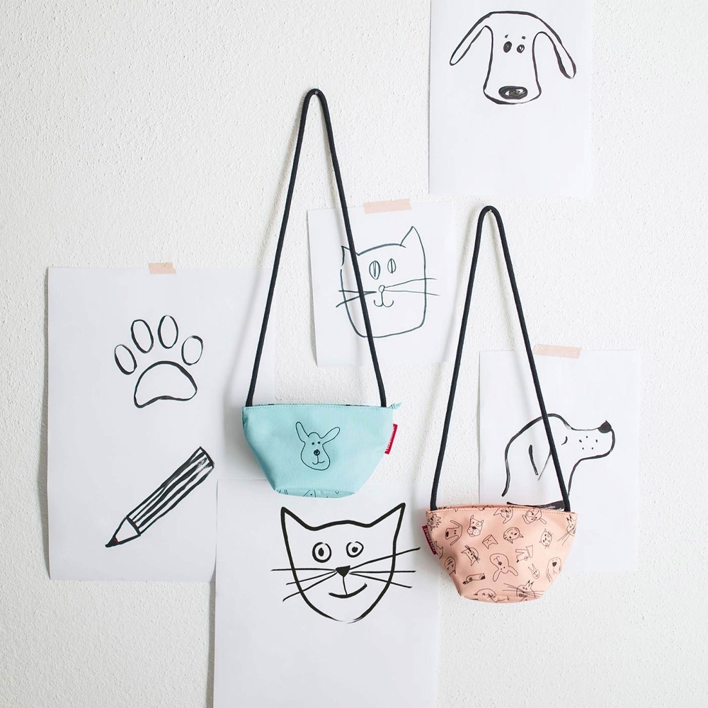 reisenthel - minibag - kids - cats and dogs mint
