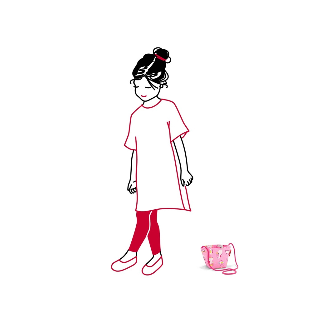 reisenthel - minibag - kids - abc friends pink