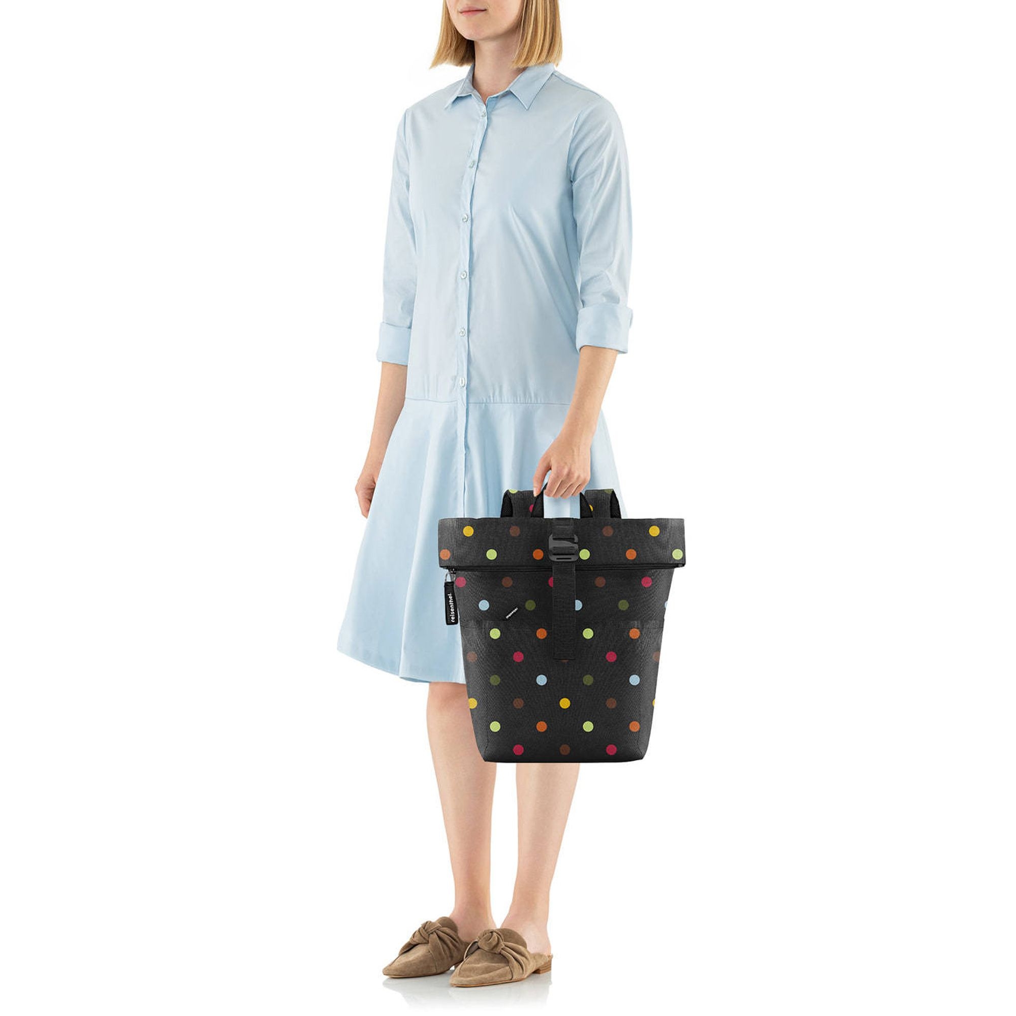 reisenthel - rolltop backpack - dots