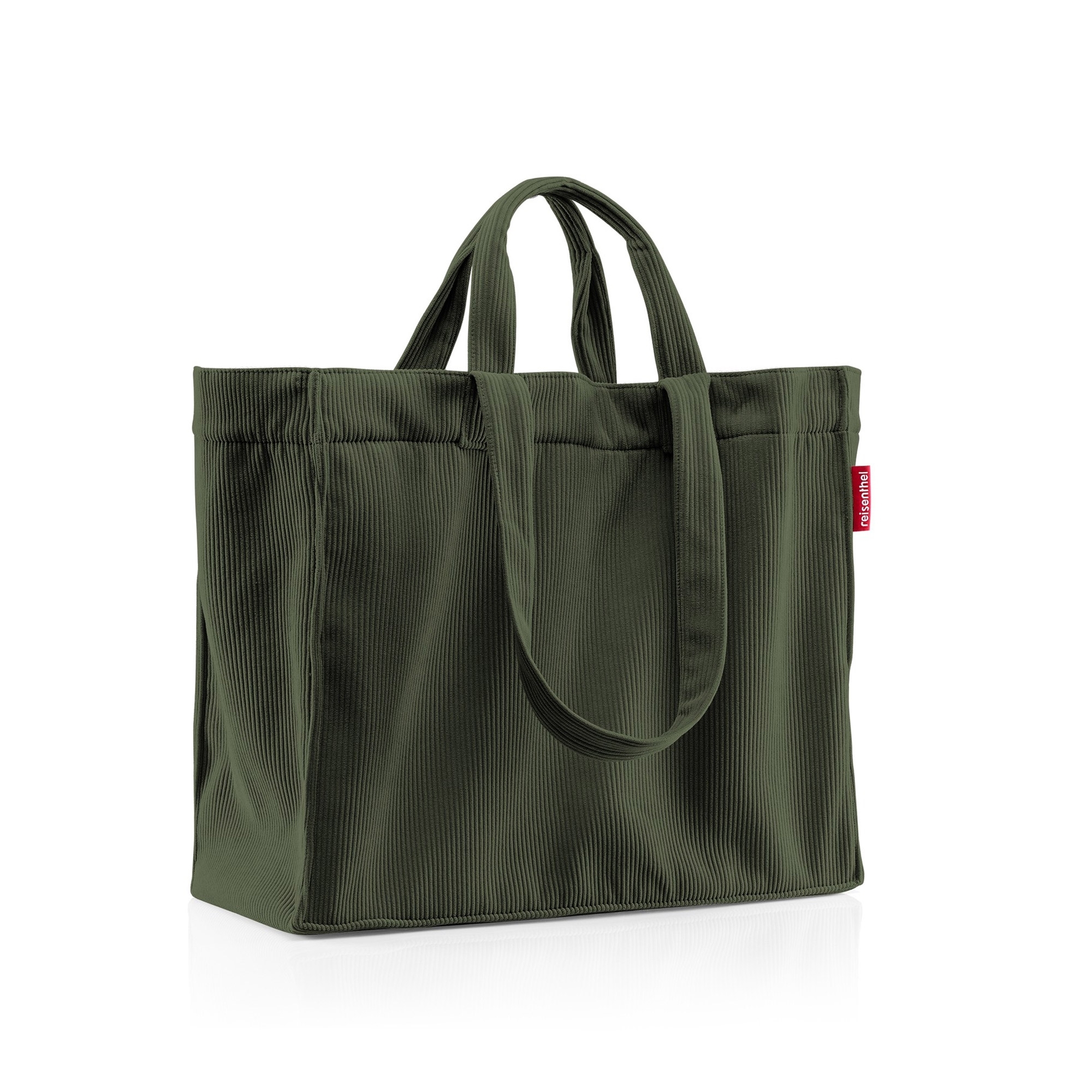 reisenthel - softshopper - cord dark matcha