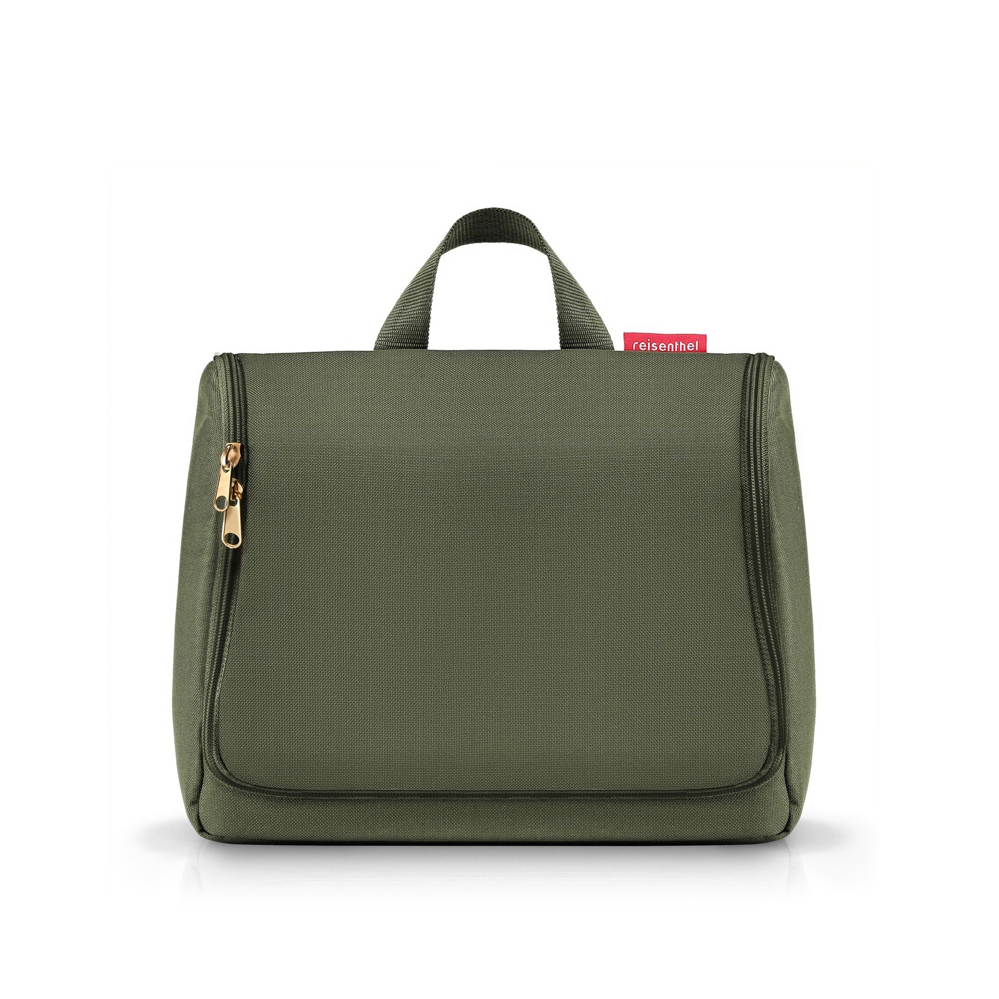 Olivgrüne Reisenthel Kulturtasche mit Tragegriff