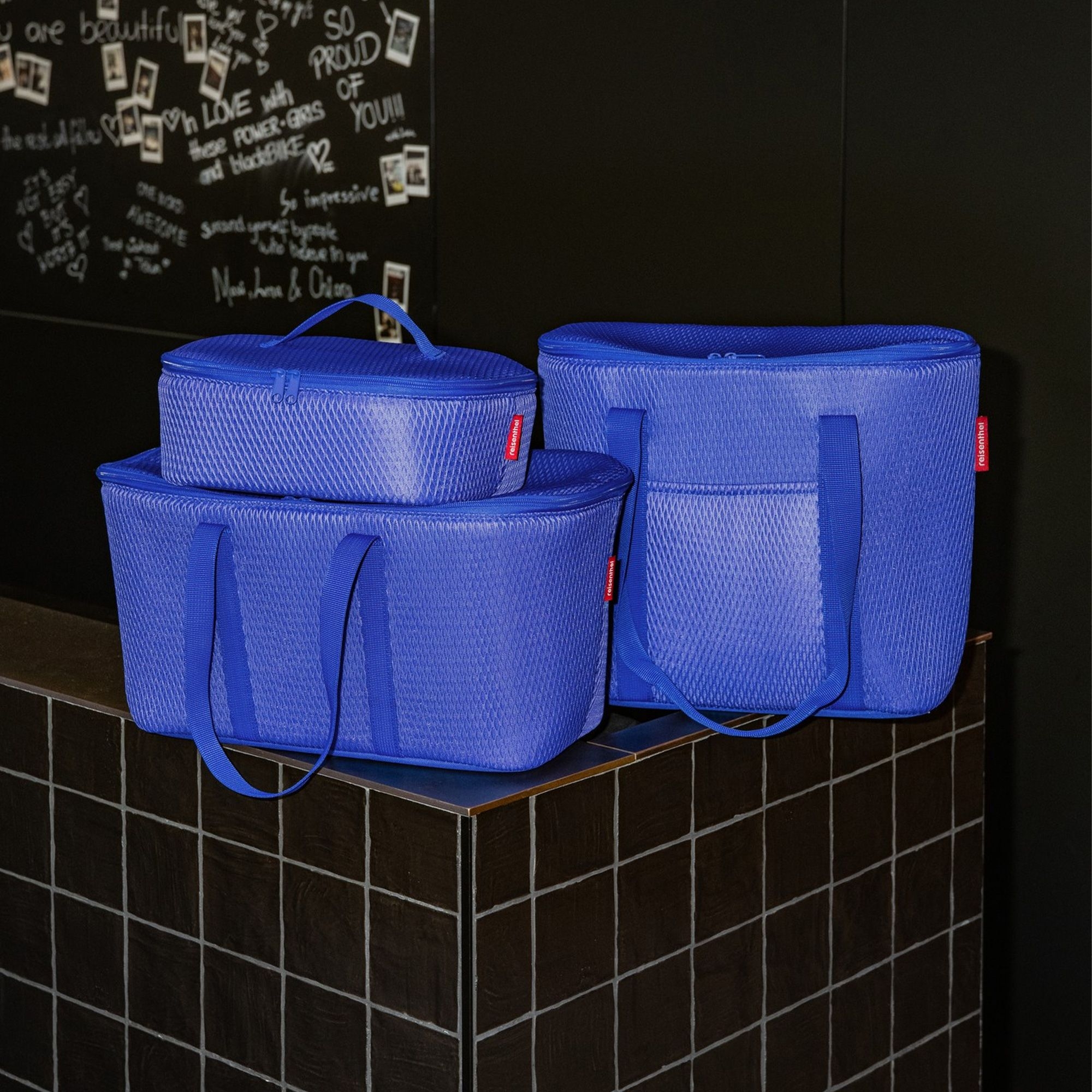 reisenthel - thermoshopper - mesh royal blue