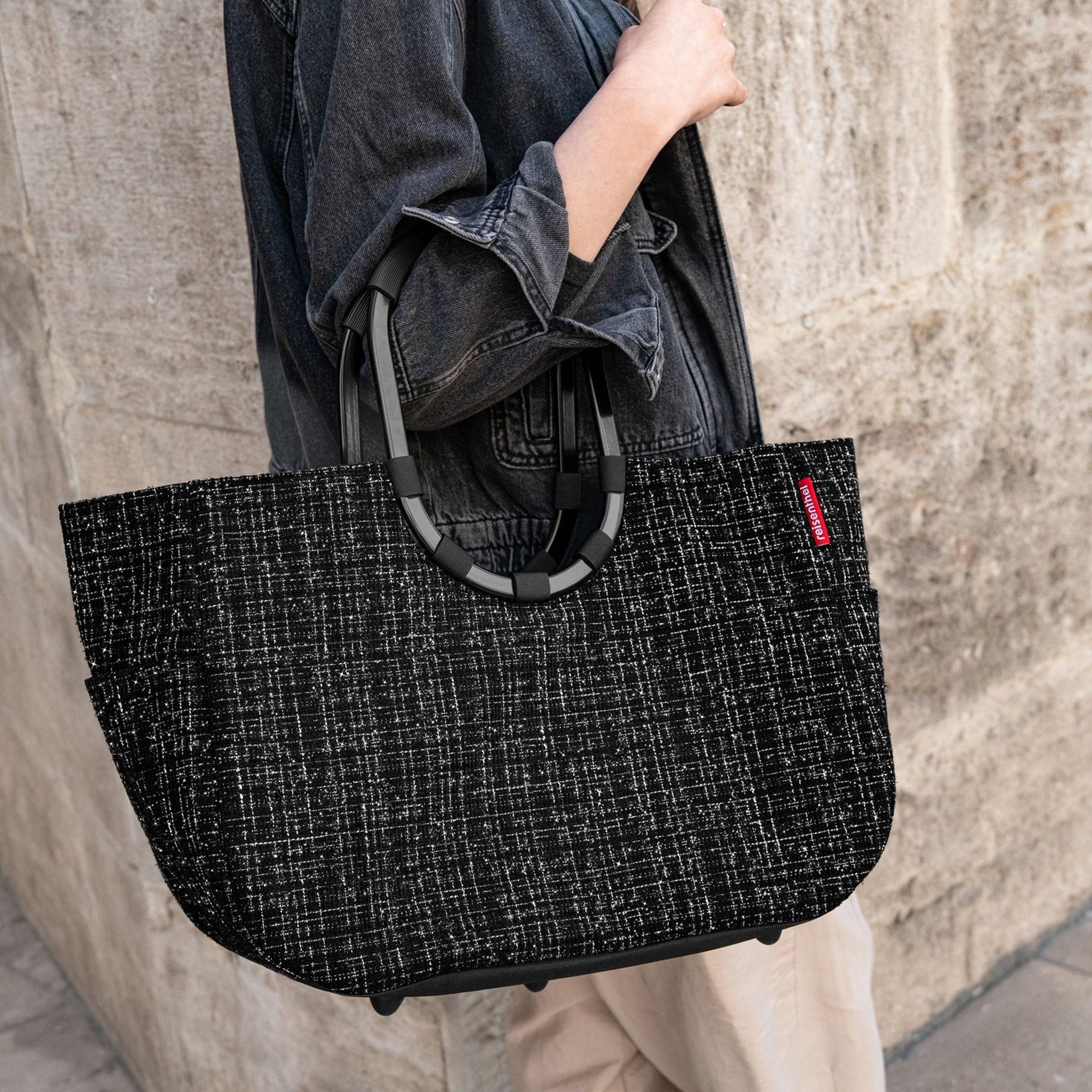 reisenthel - loopshopper L - bouclé black