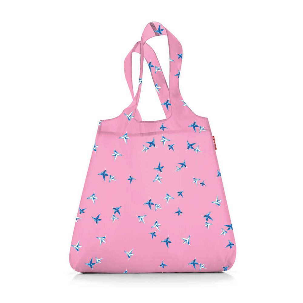 reisenthel - mini maxi shopper - collection #17 spring vogel pink