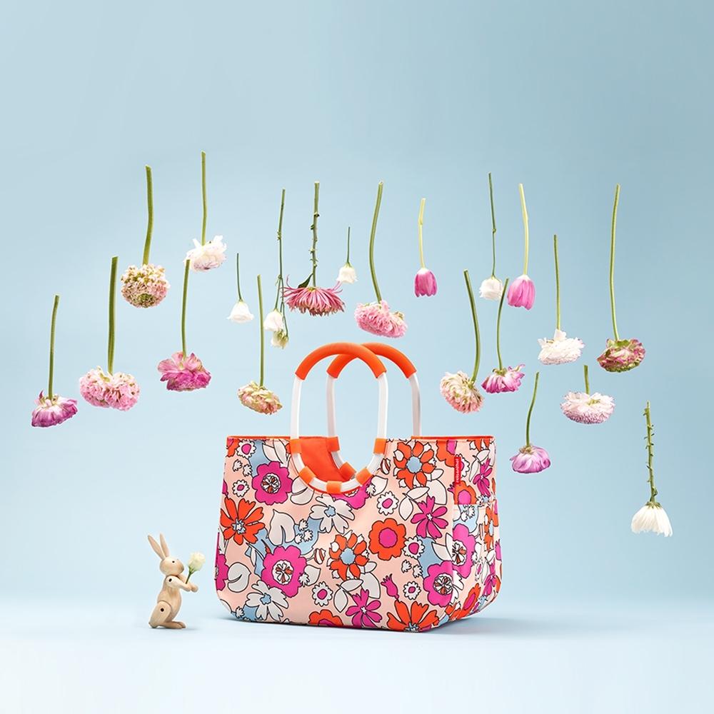 reisenthel - loopshopper L - frame florist peach