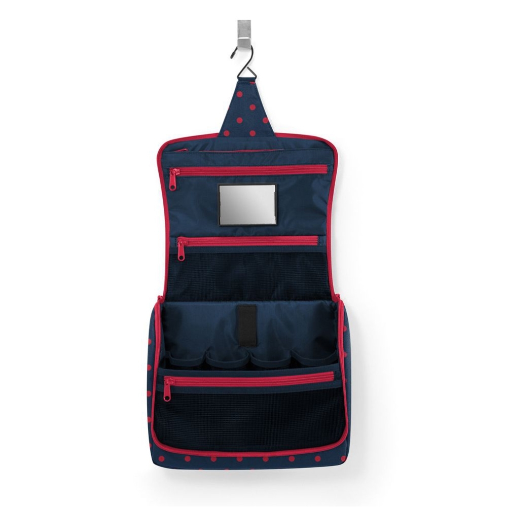 reisenthel - toiletbag XL - mixed dots red