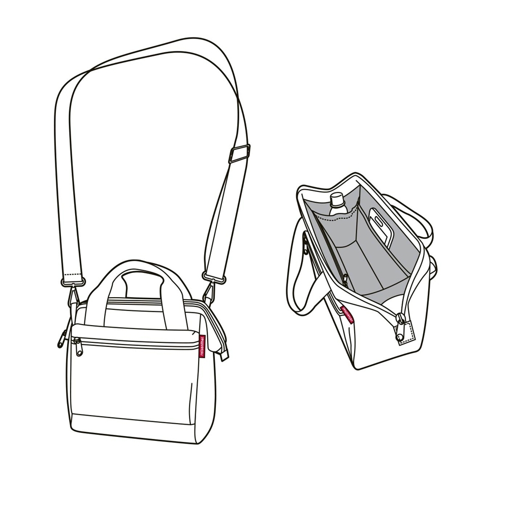 reisenthel - allrounder cross -  black reisenthel - allrounder cross -  black