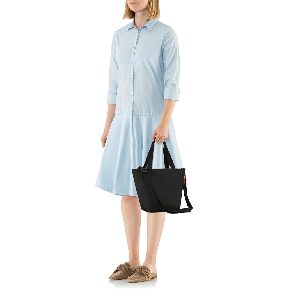 reisenthel - shopper XS - leaves blue