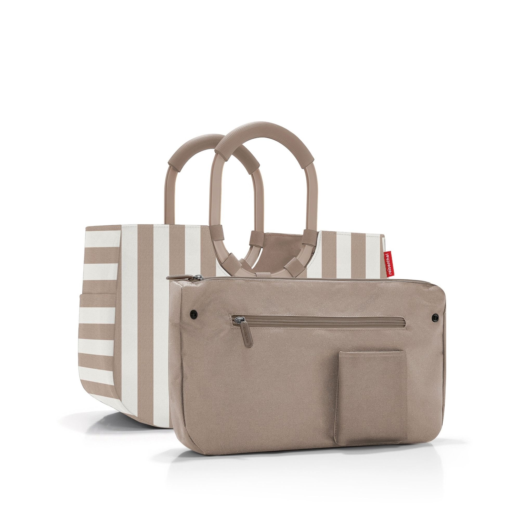 reisenthel - loopshopper M - summerstripes coffee