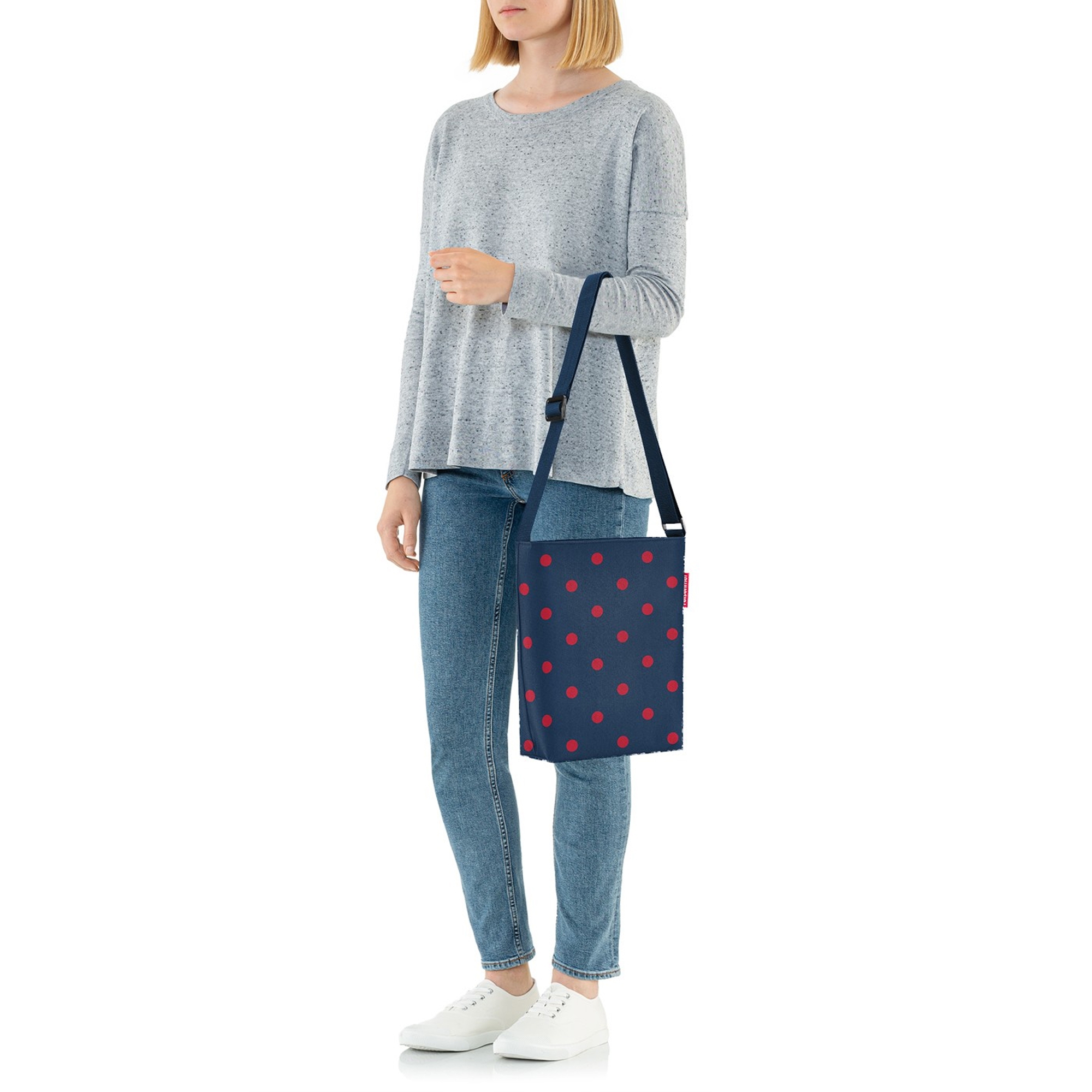 reisenthel - shoulderbag S - mixed dots red