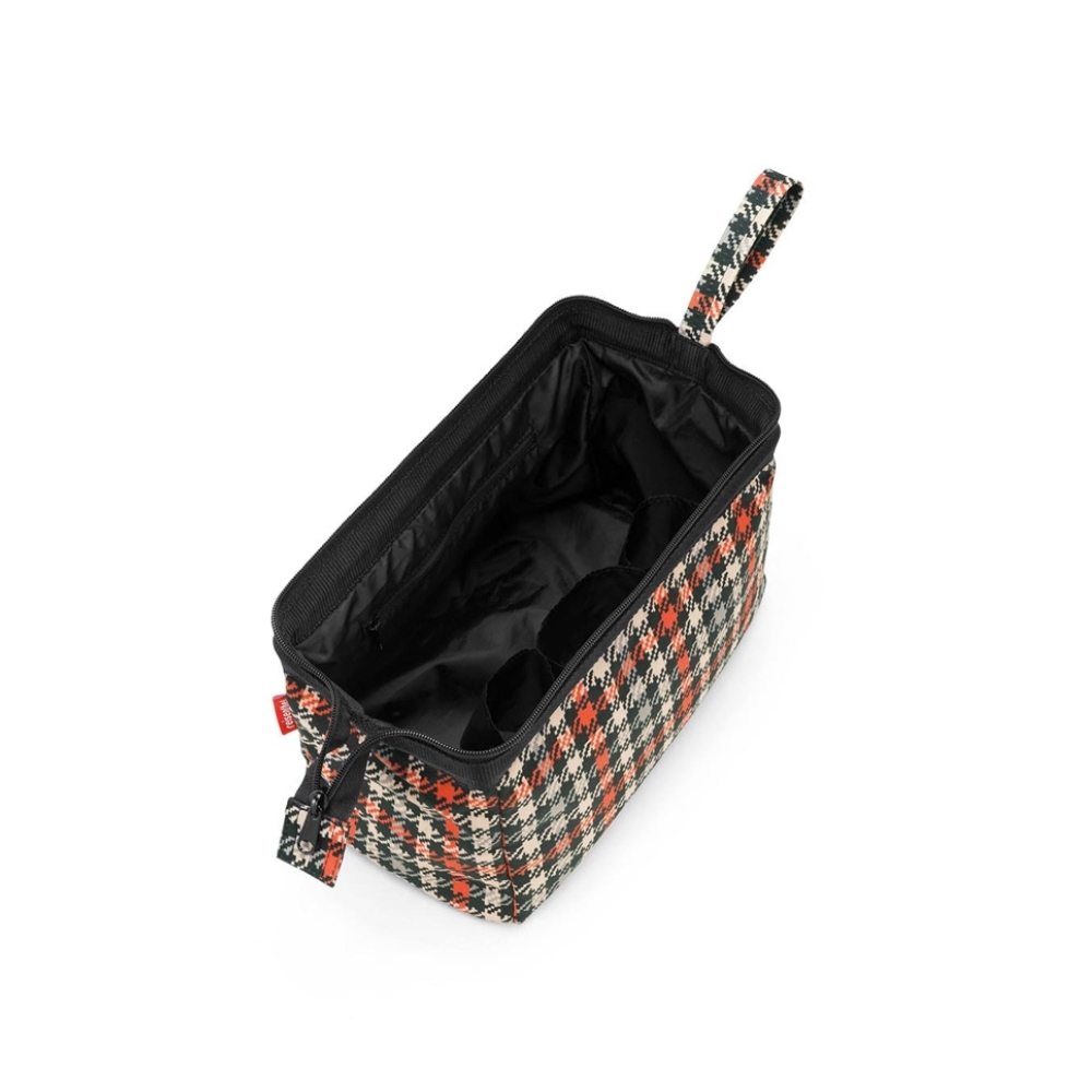 reisenthel - travelcosmetic - glencheck red