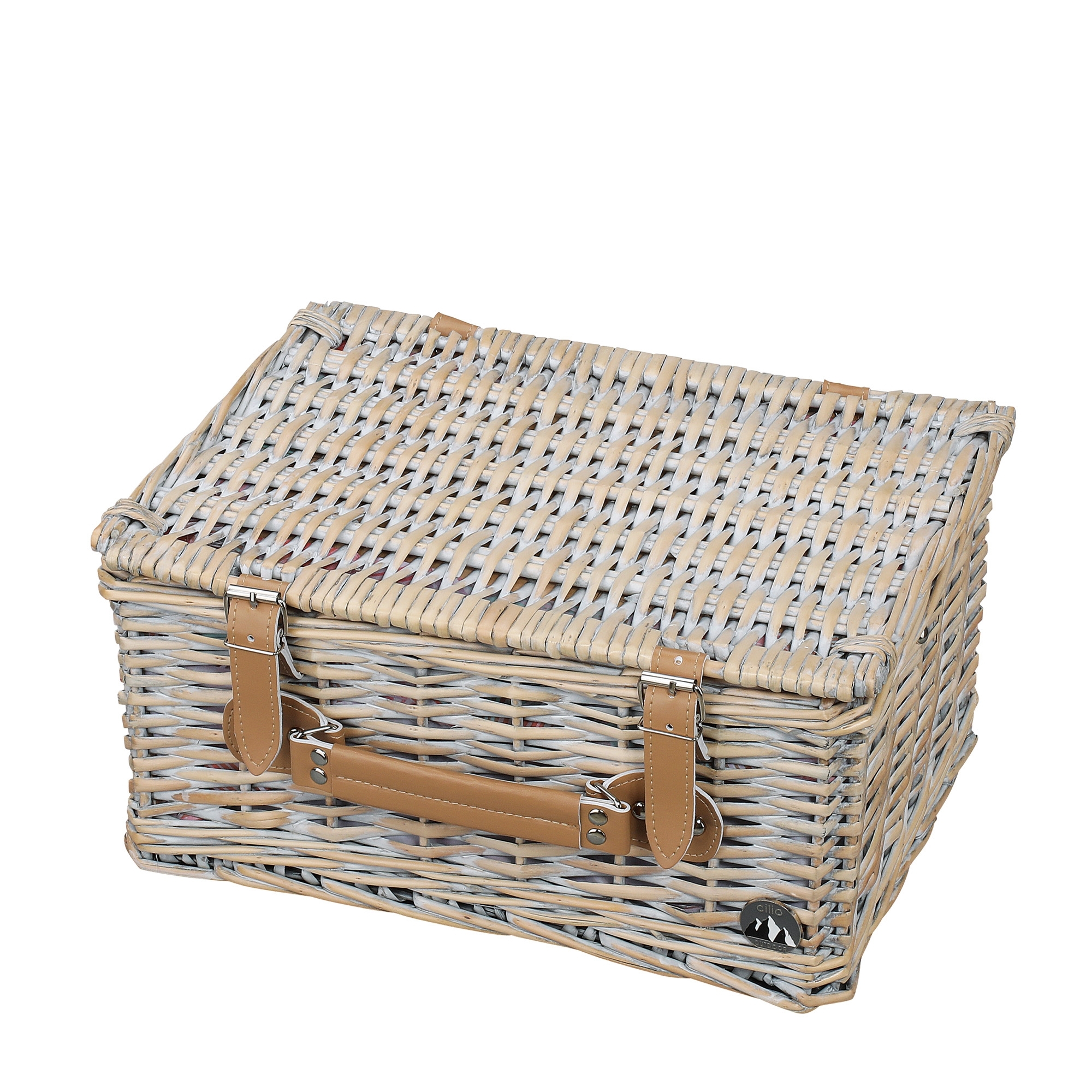 cilio - Picknick-Korb TORINO, grau