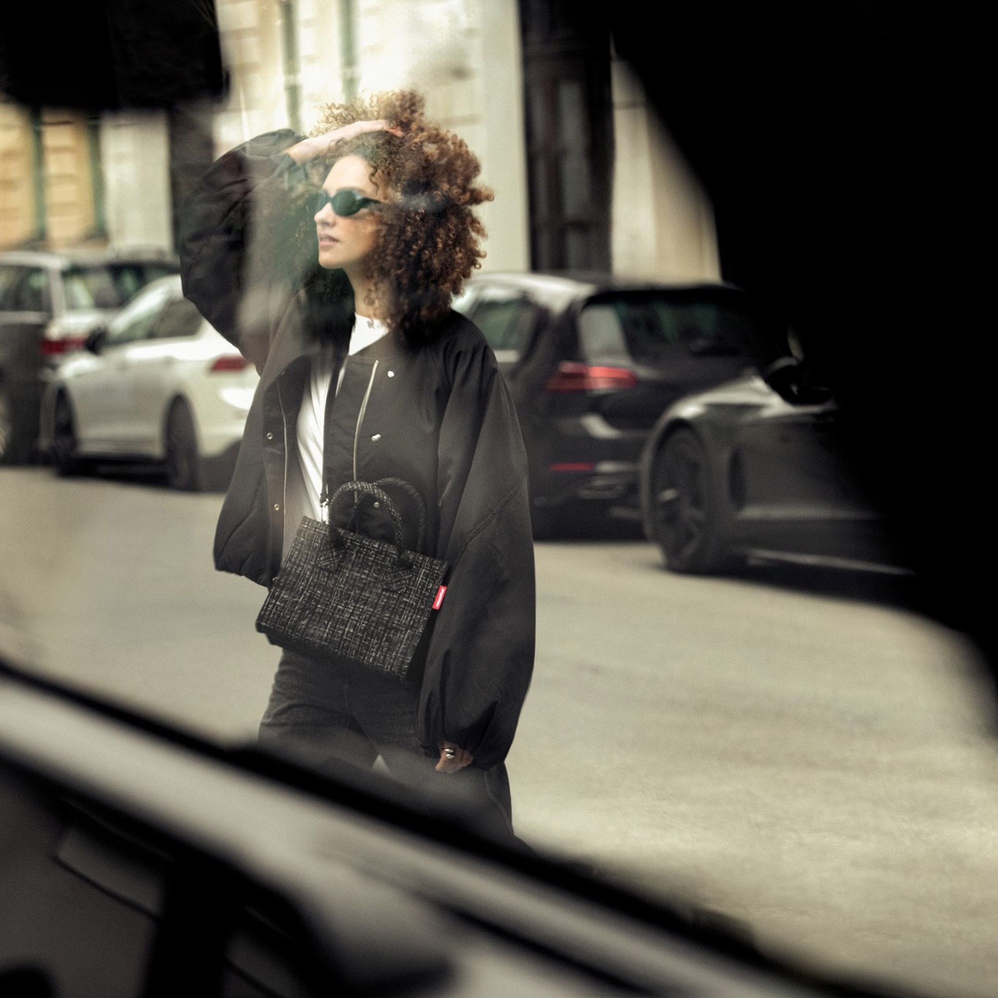 reisenthel - daily shopper XS - bouclé black