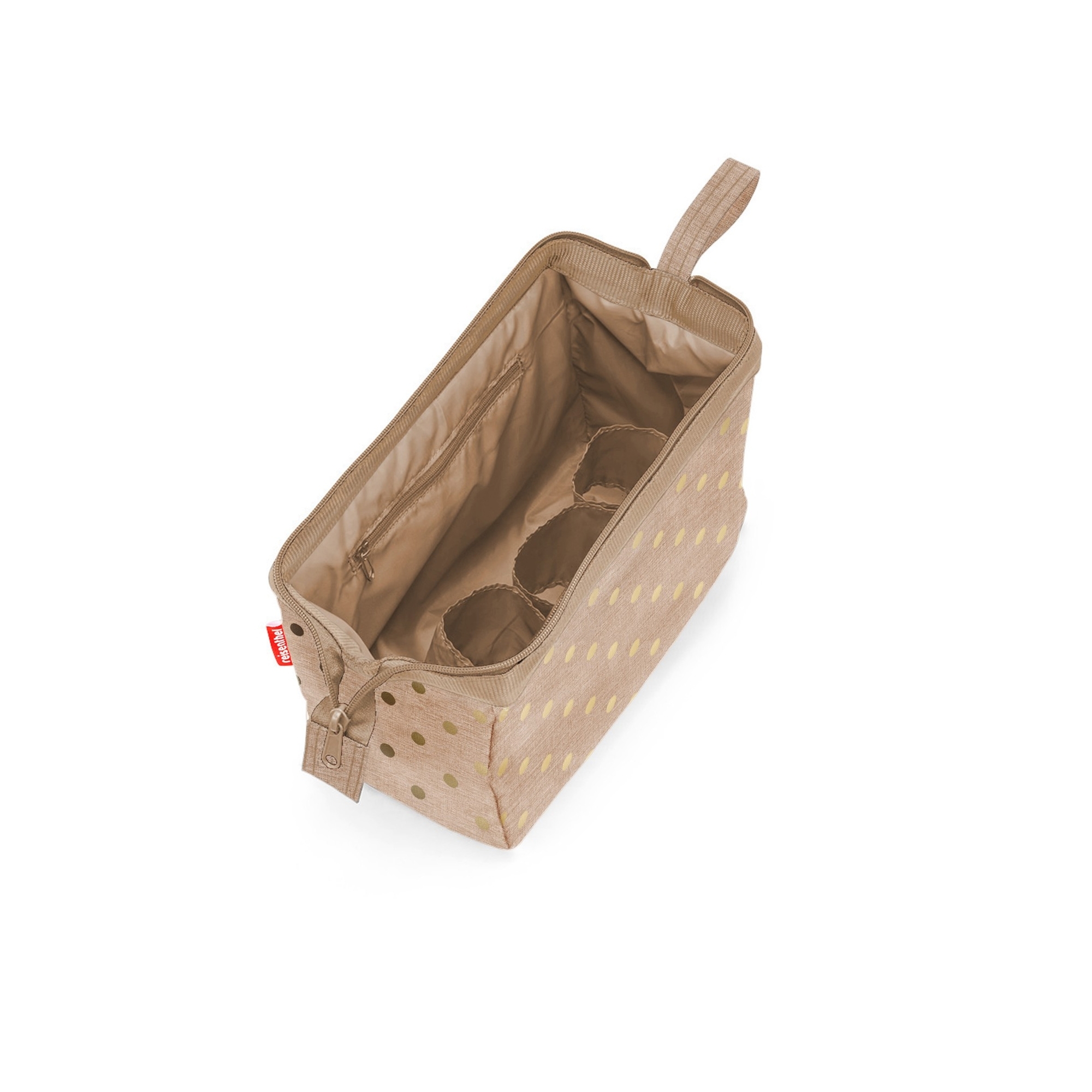 reisenthel - travelcosmetic - metallic dots coffee