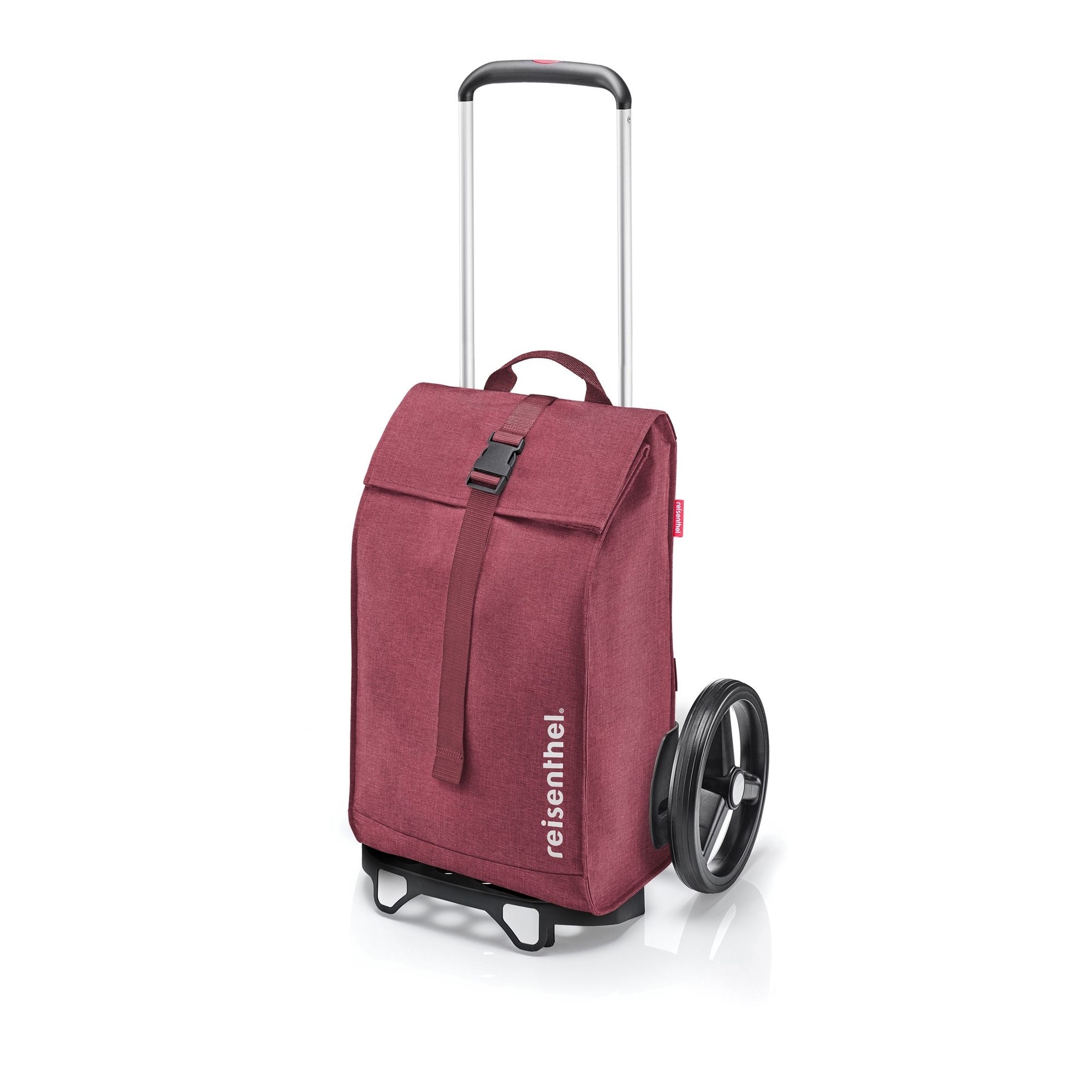 Roter Reisenthel Einkaufstrolley mit Rollen