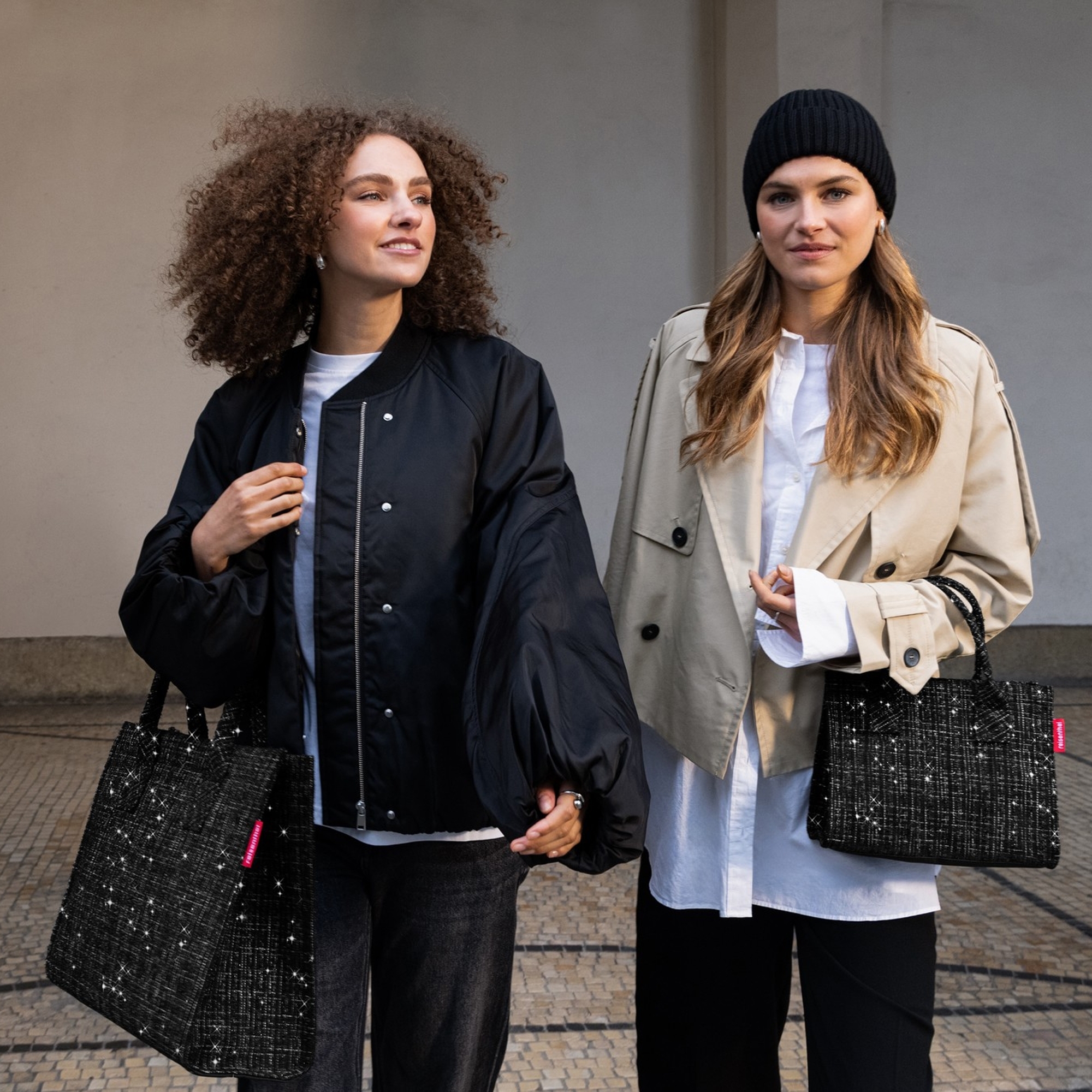 reisenthel - daily shopper - bouclé black
